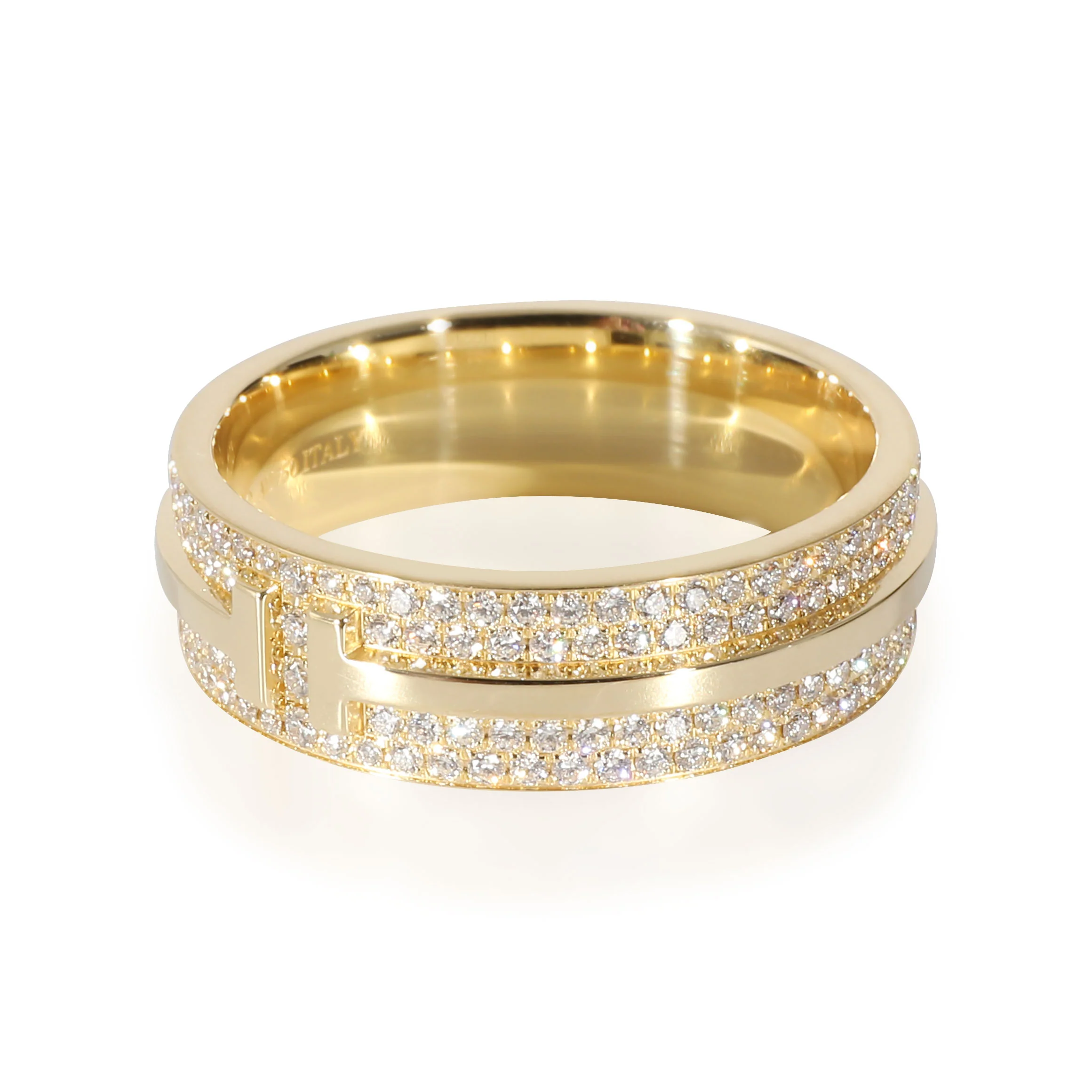 Tiffany T Ring in 18K Yellow Gold 0.61 CTW - Image 2