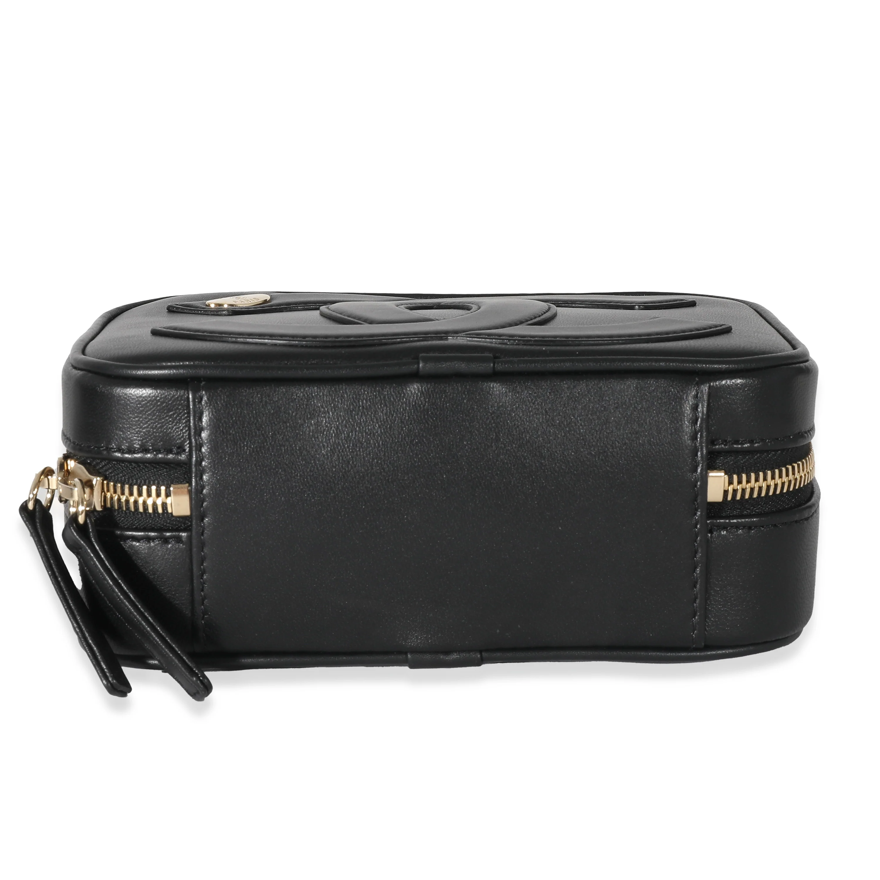 Chanel Black Lambskin CC Mania Camera Bag - Image 3