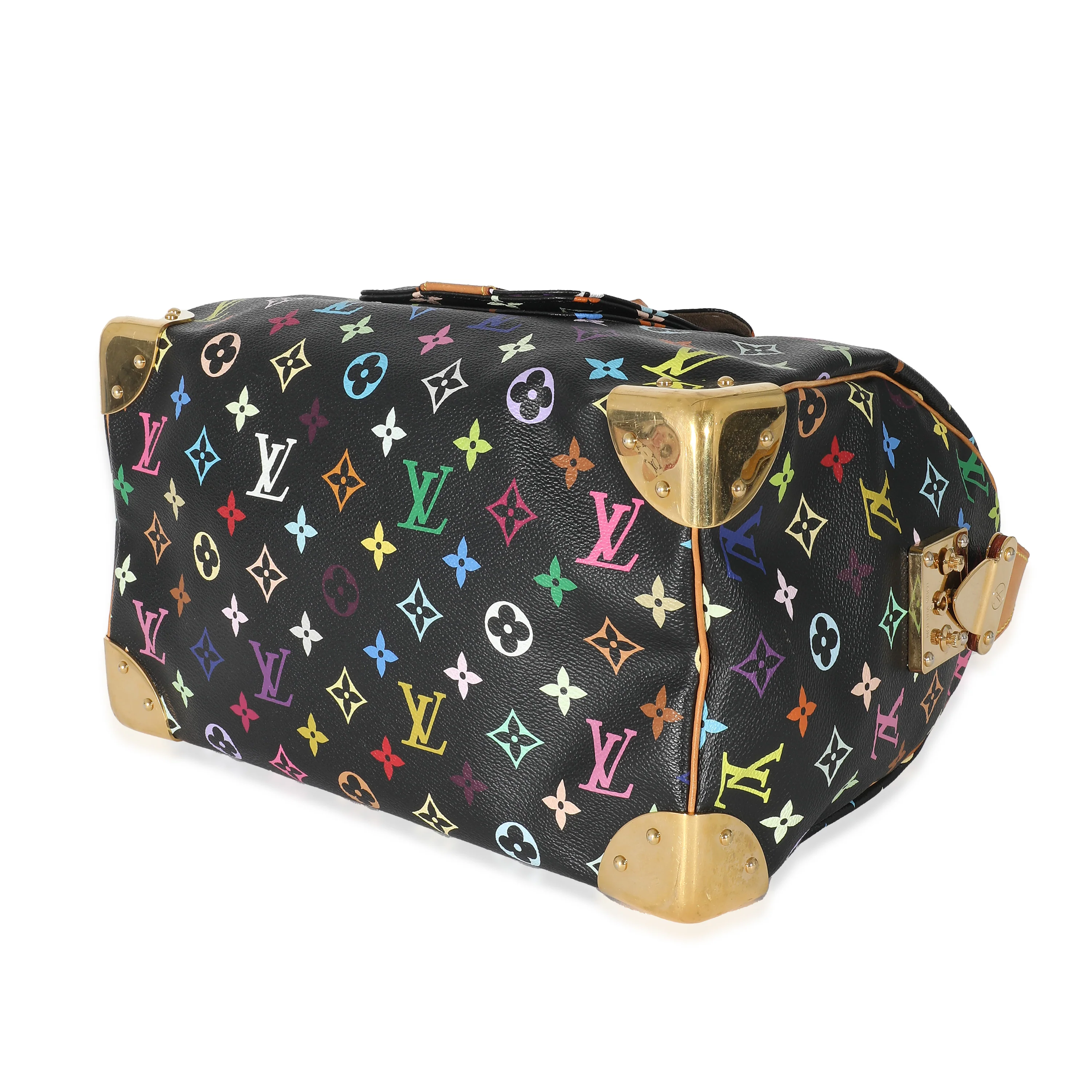 Louis Vuitton x Takashi Murakami Black Monogram Multicolore Canvas Speedy 30 - Image 5