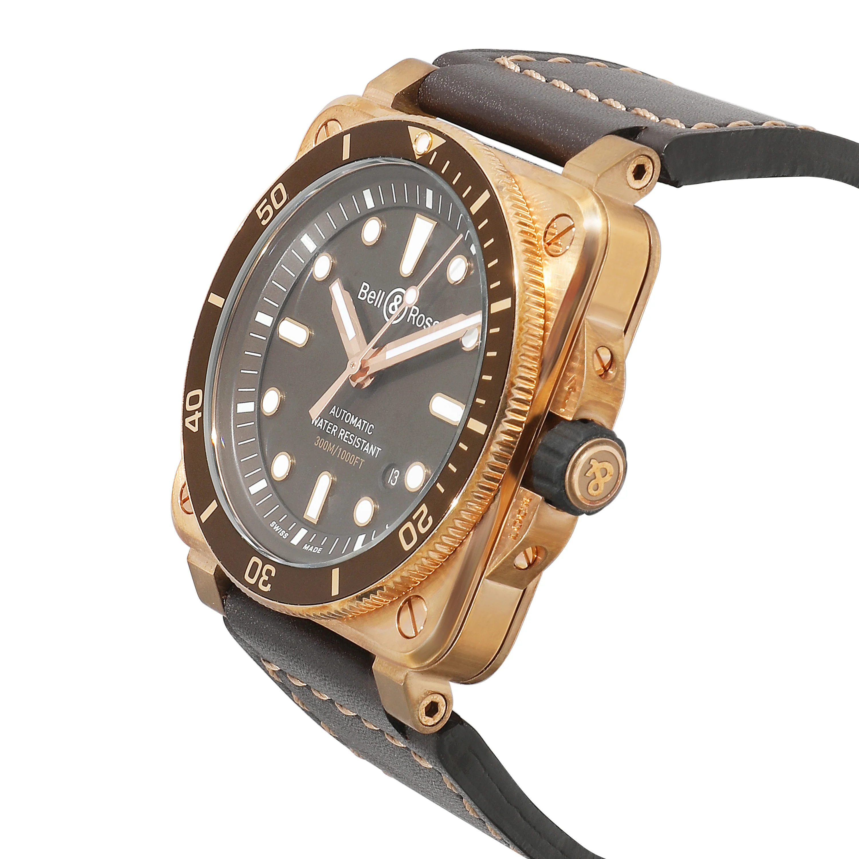 Diver BR03-92-D-BR-BR/SCA Mens Watch in  Bronze - Image 3