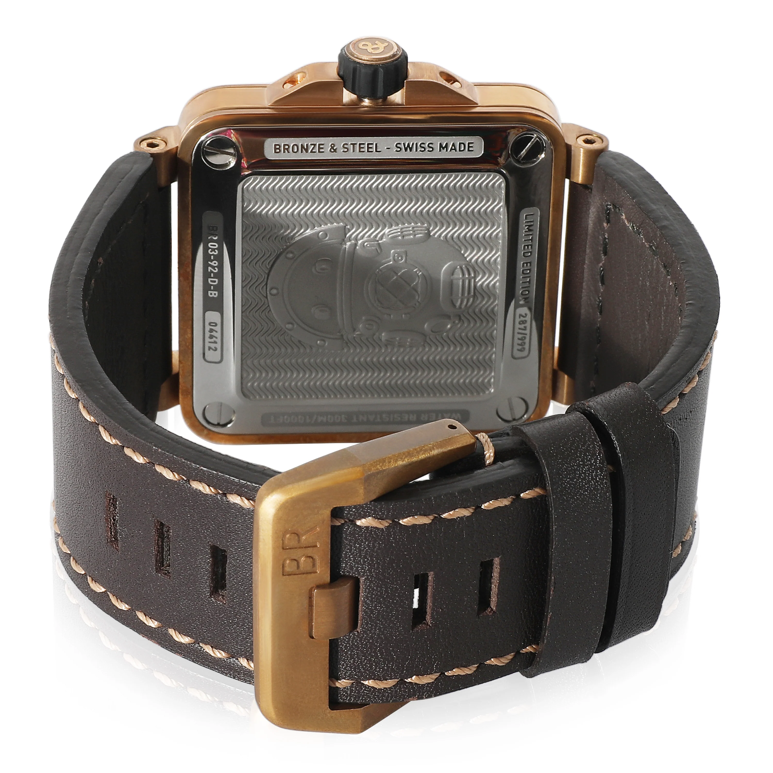 Diver BR03-92-D-BR-BR/SCA Mens Watch in  Bronze - Image 4