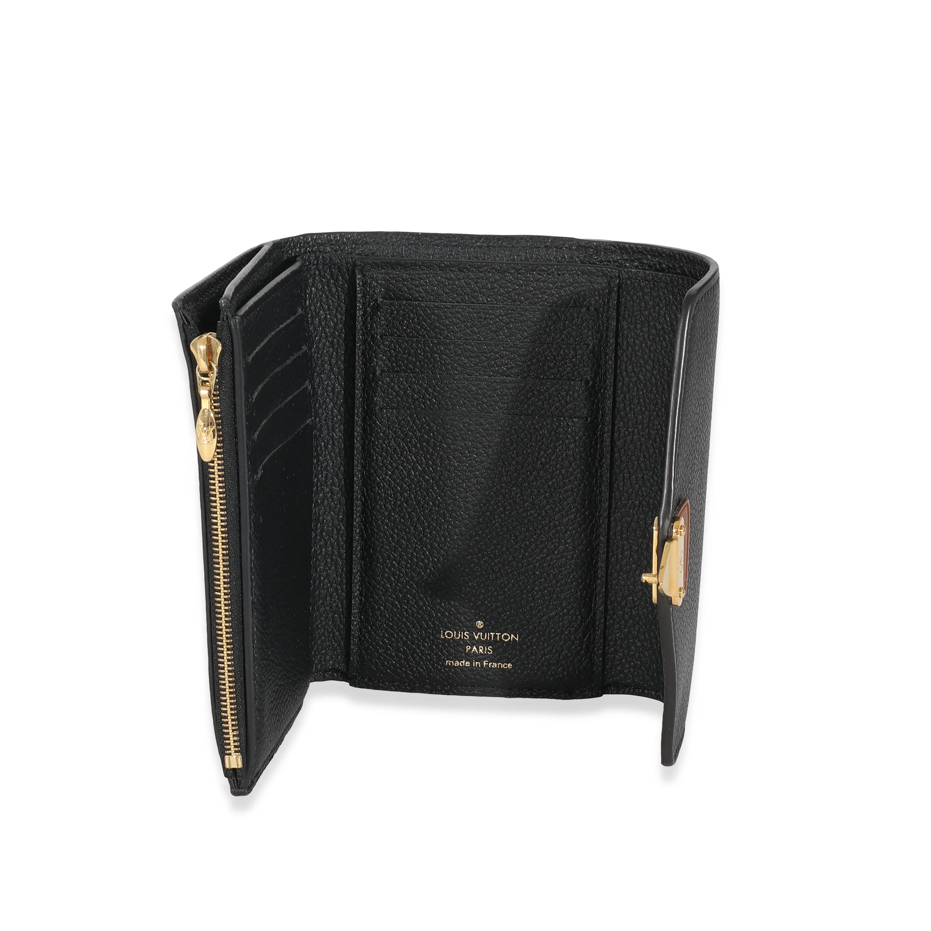 Louis Vuitton Black Monogram Pallas Compact Wallet NM - Image 7