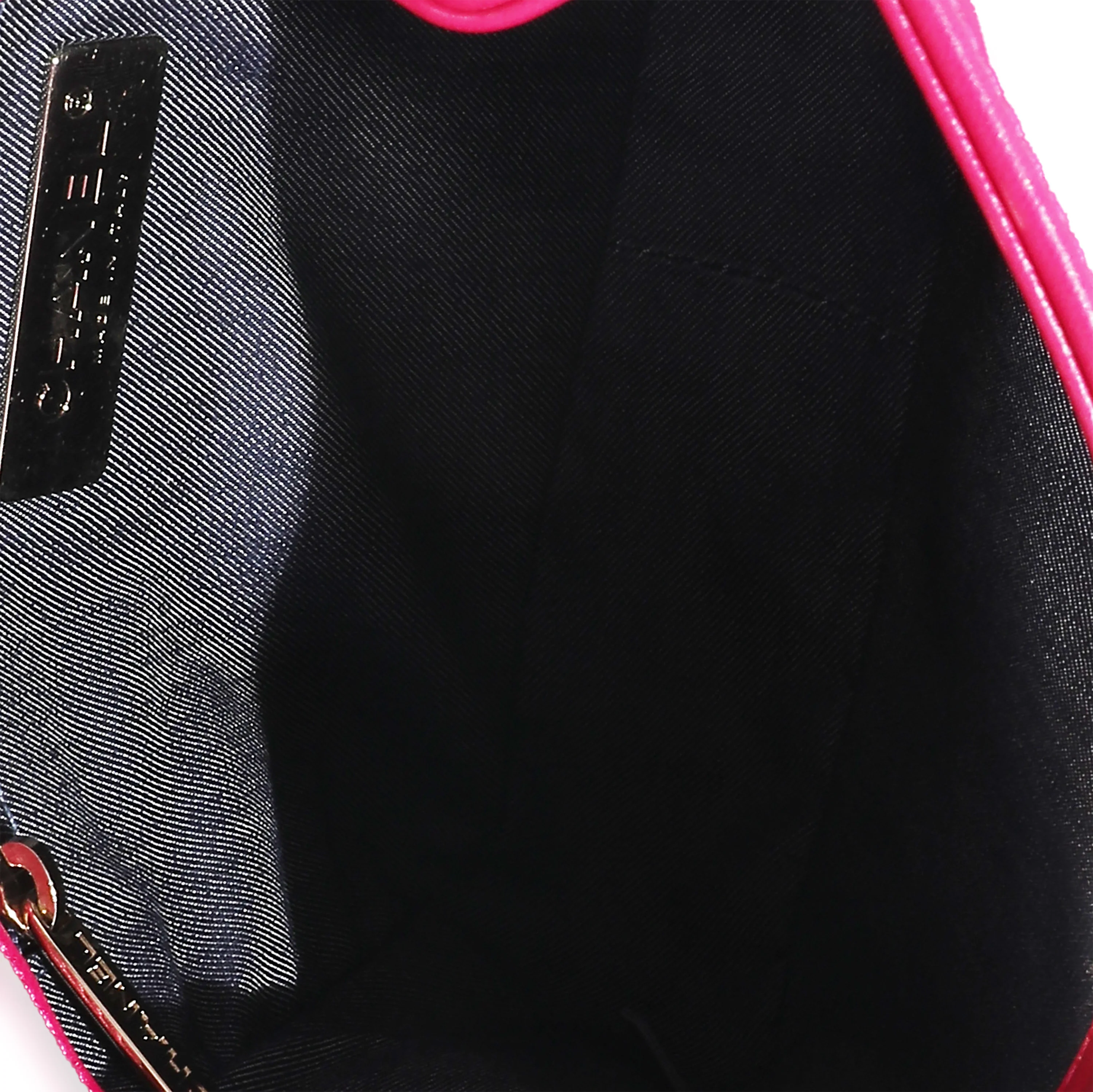 Chanel Pink Lambskin CC Mania Flap Bag - Image 8