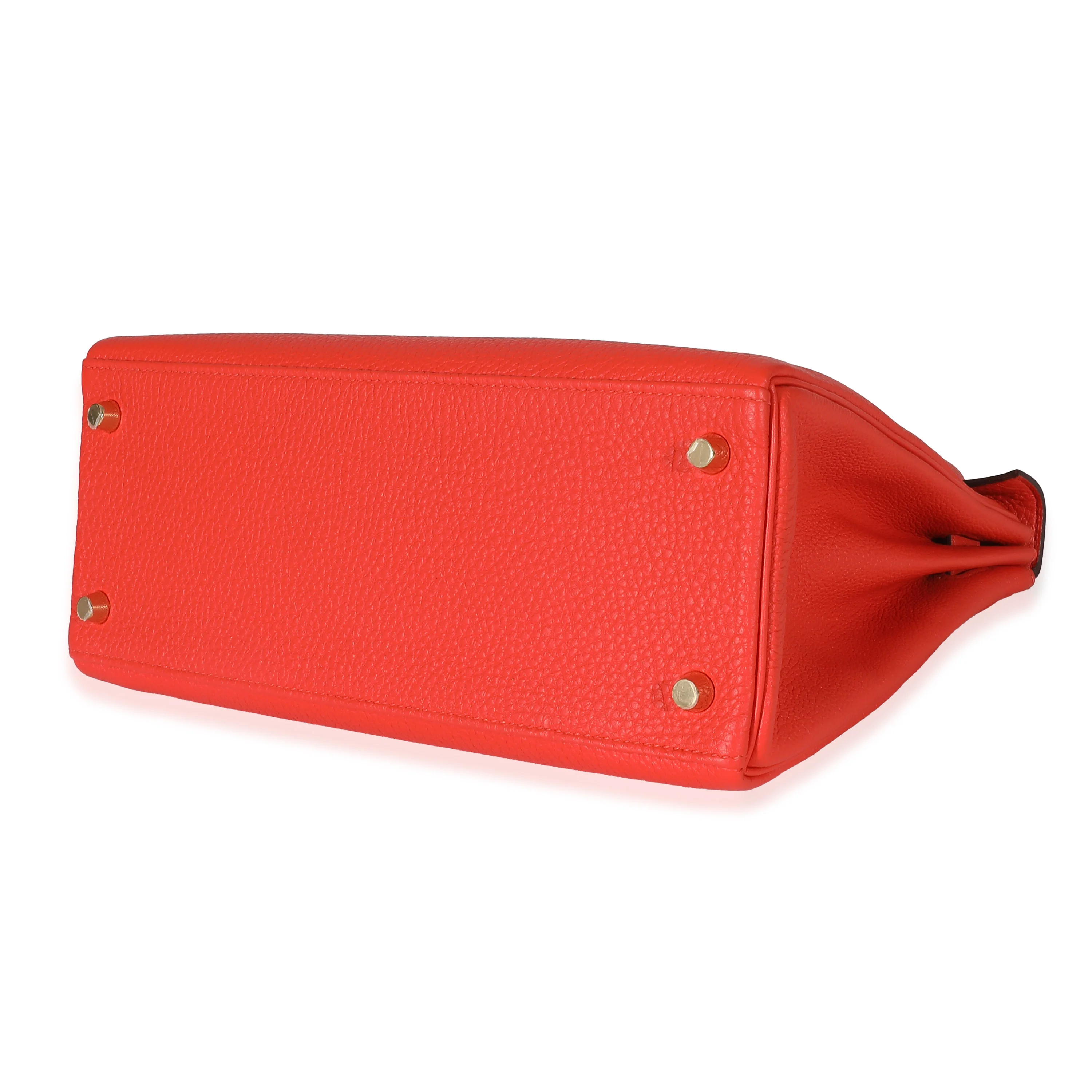 Hermès Togo Capucines Kelly 28 GHW - Image 3