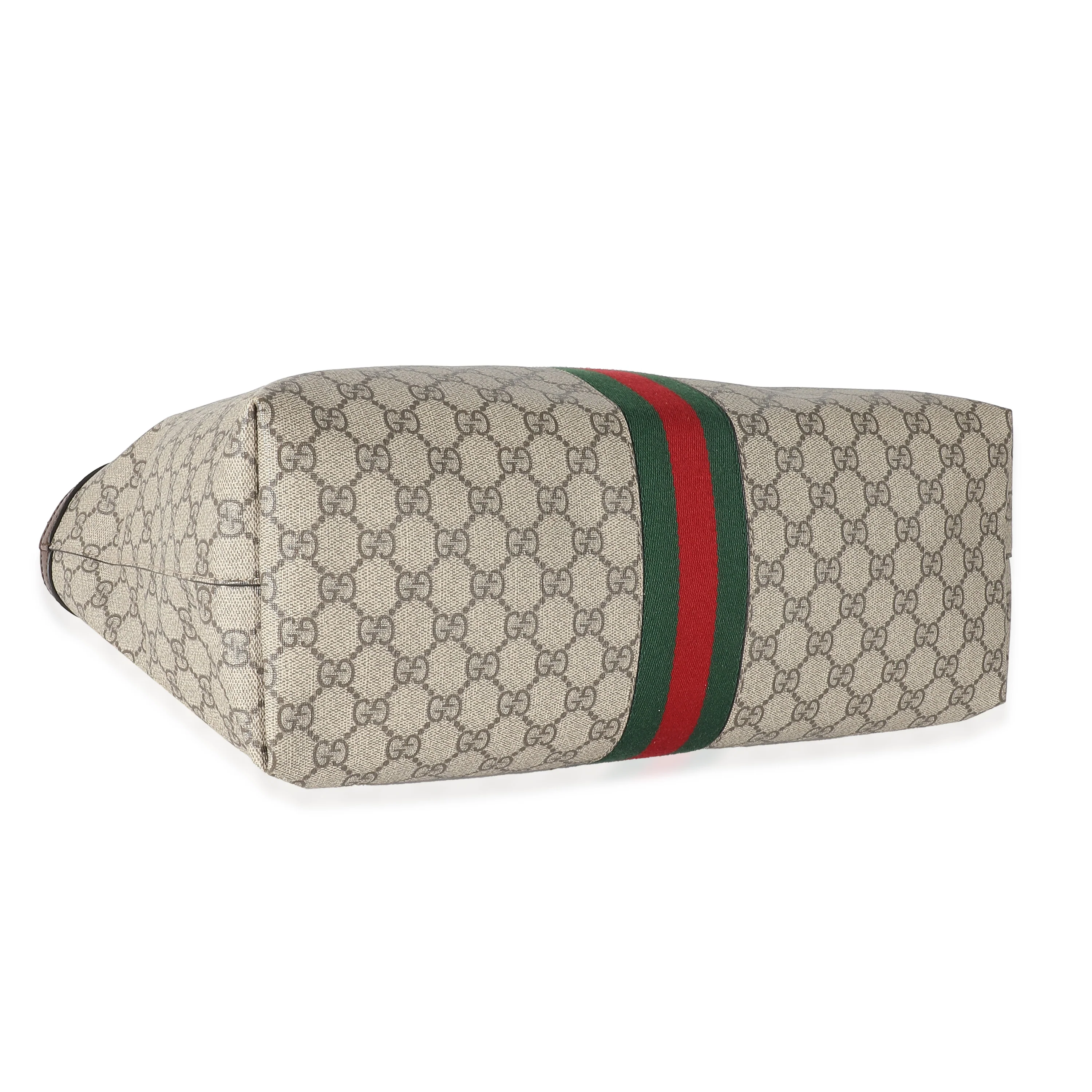 Gucci Beige GG Supreme Medium Ophidia Tote - Image 6