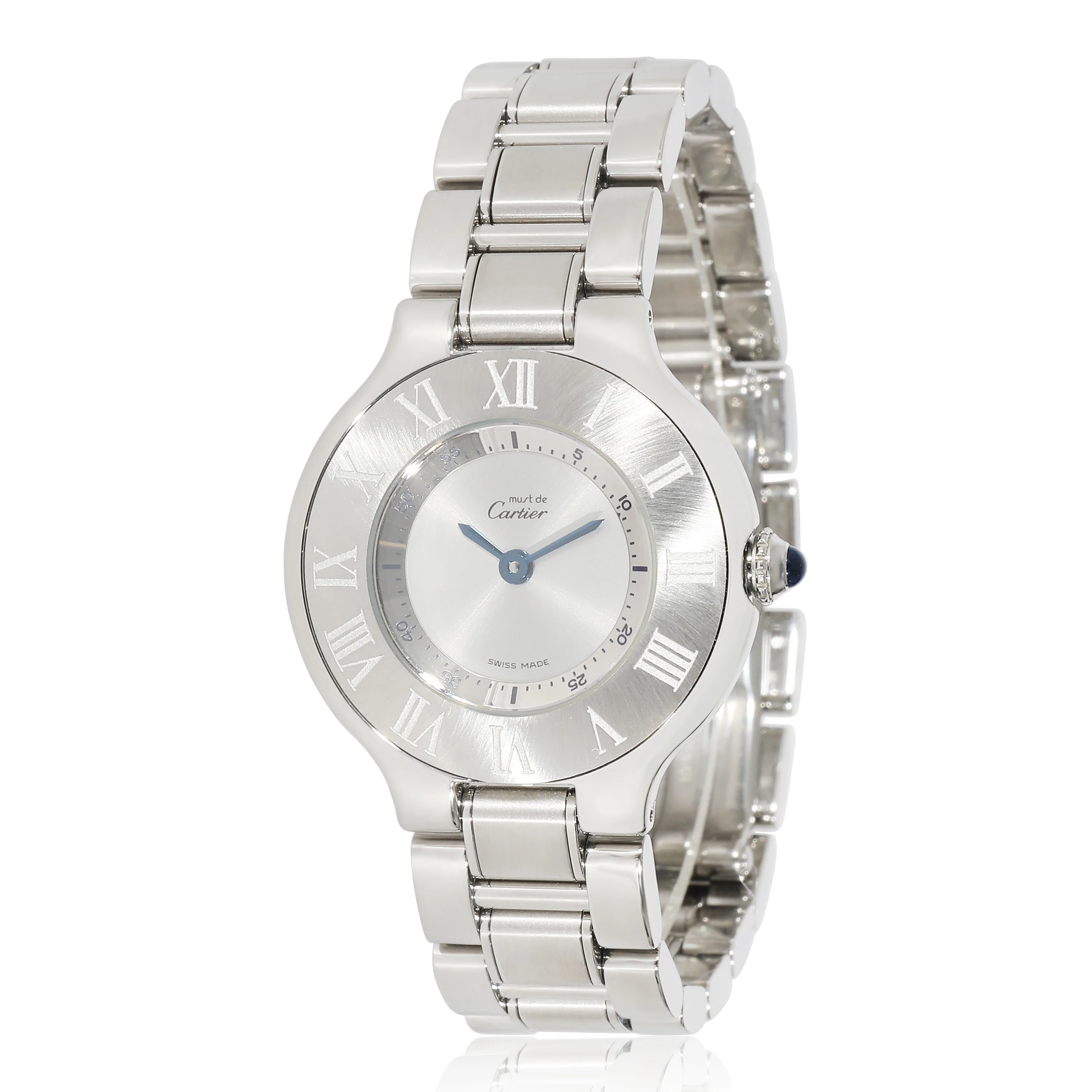 Cartier le Must de Cartier 21 1340 Womens Watch in Stainless Steel