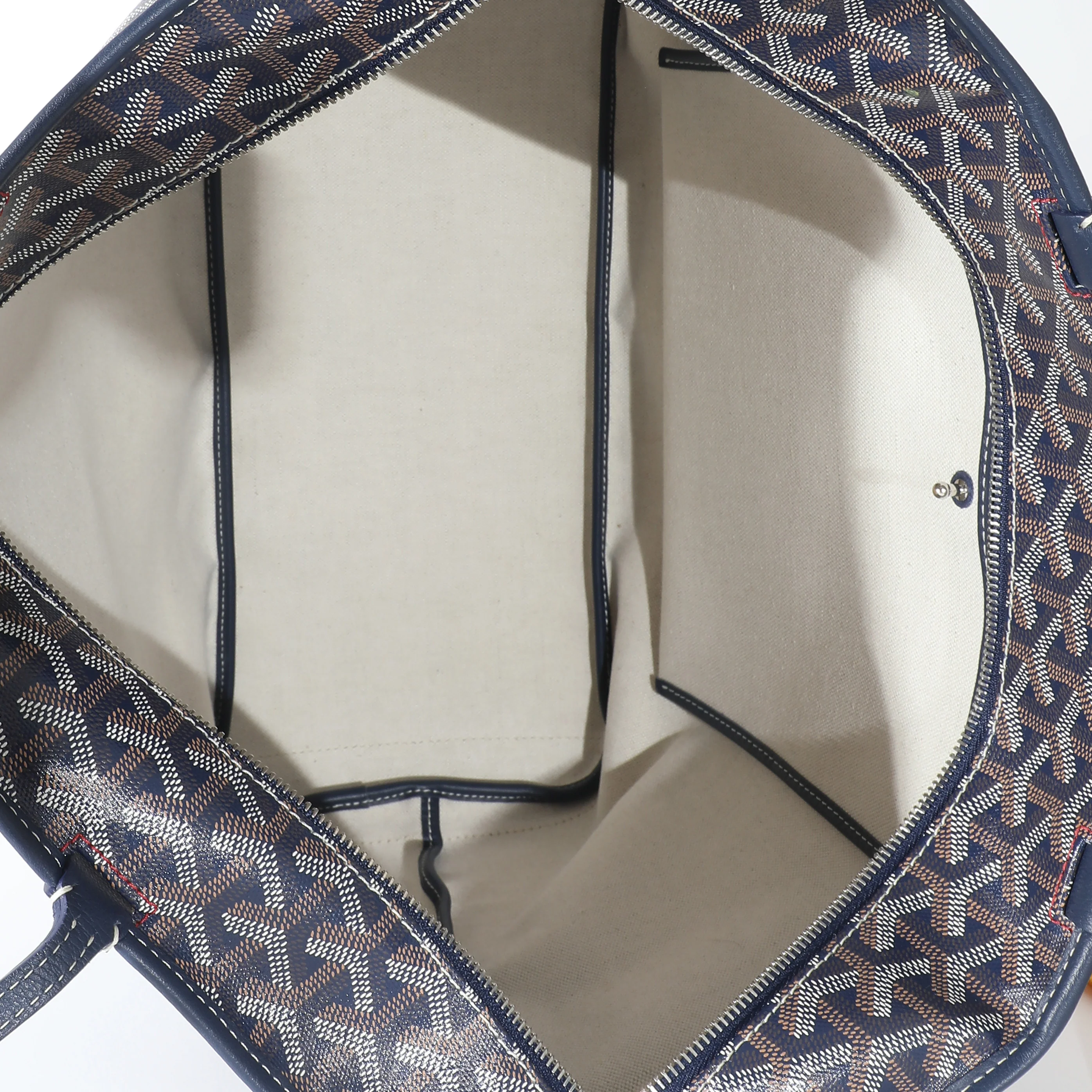 Goyard Navy Goyardine Artois MM - Image 8