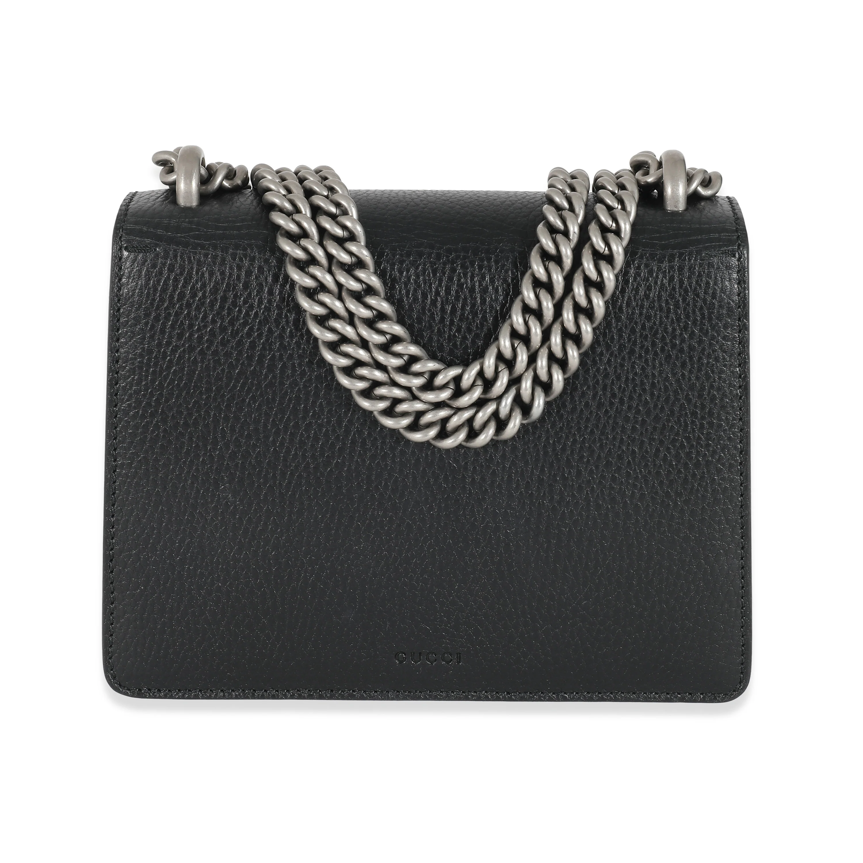 Gucci Black Pebbled Leather Mini Dionysus - Image 4
