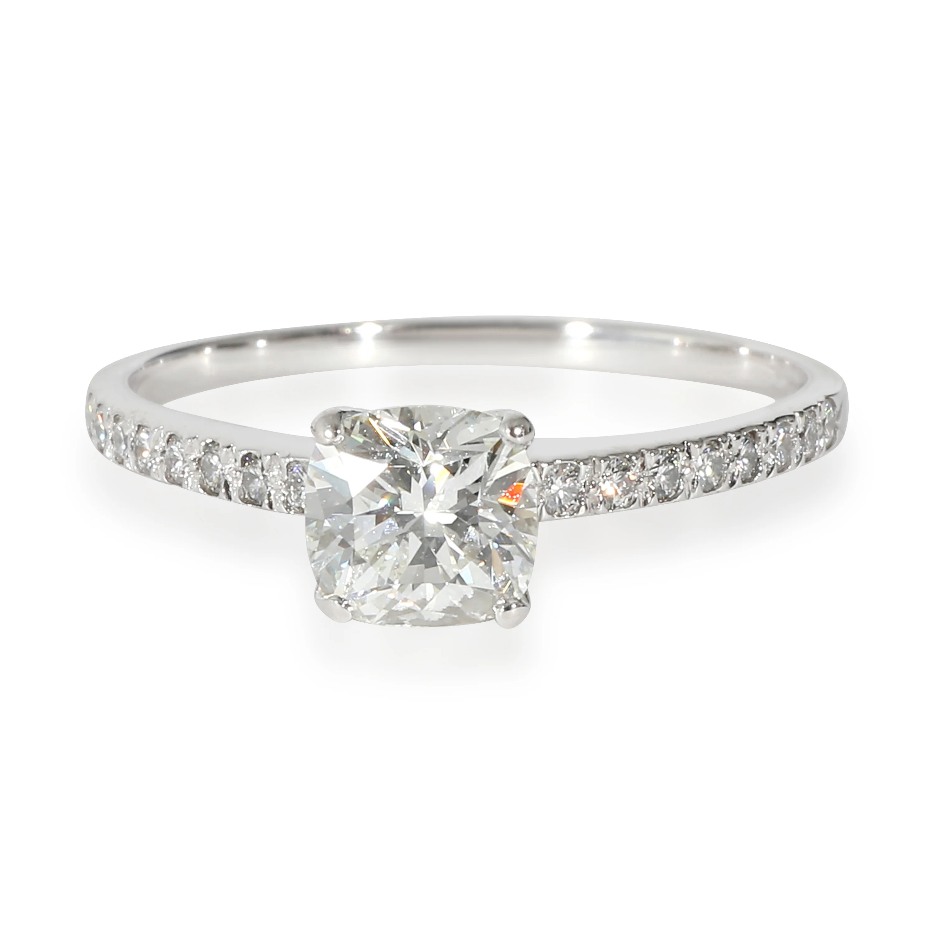 Tiffany & Co. Novo Diamond Engagement Ring in Platinum G VS2 1.21 CTW