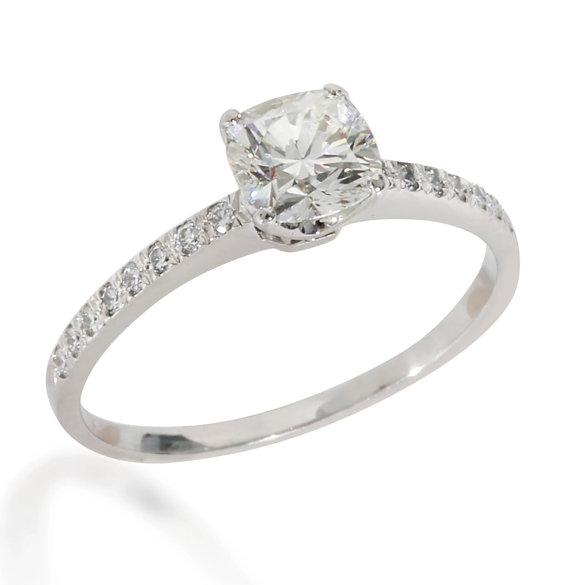Tiffany & Co. Novo Diamond Engagement Ring in Platinum G VS2 1.21 CTW - Image 4