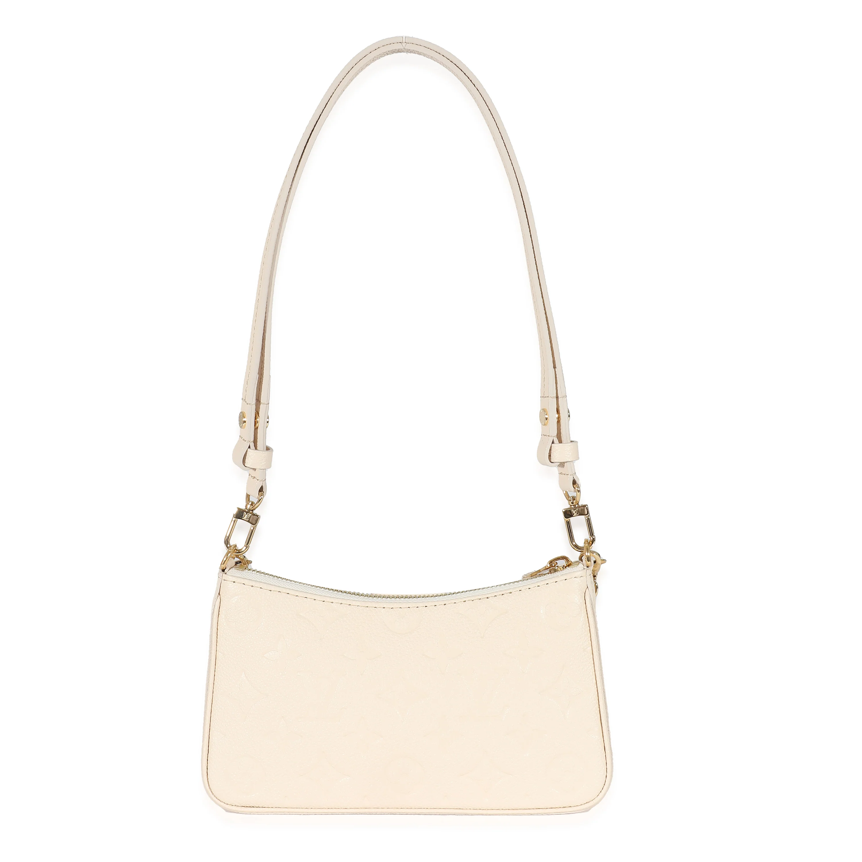 Louis Vuitton Cream Monogram Empreinte Easy Pouch On Strap - Image 4