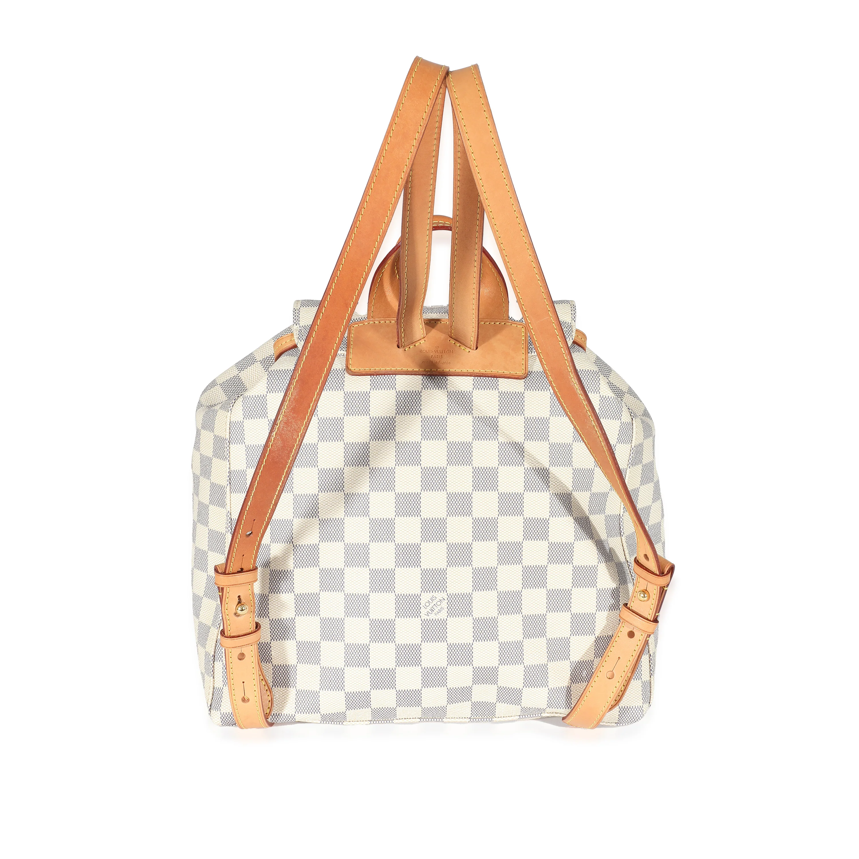 Louis Vuitton Damier Azur Canvas Sperone Backpack - Image 4