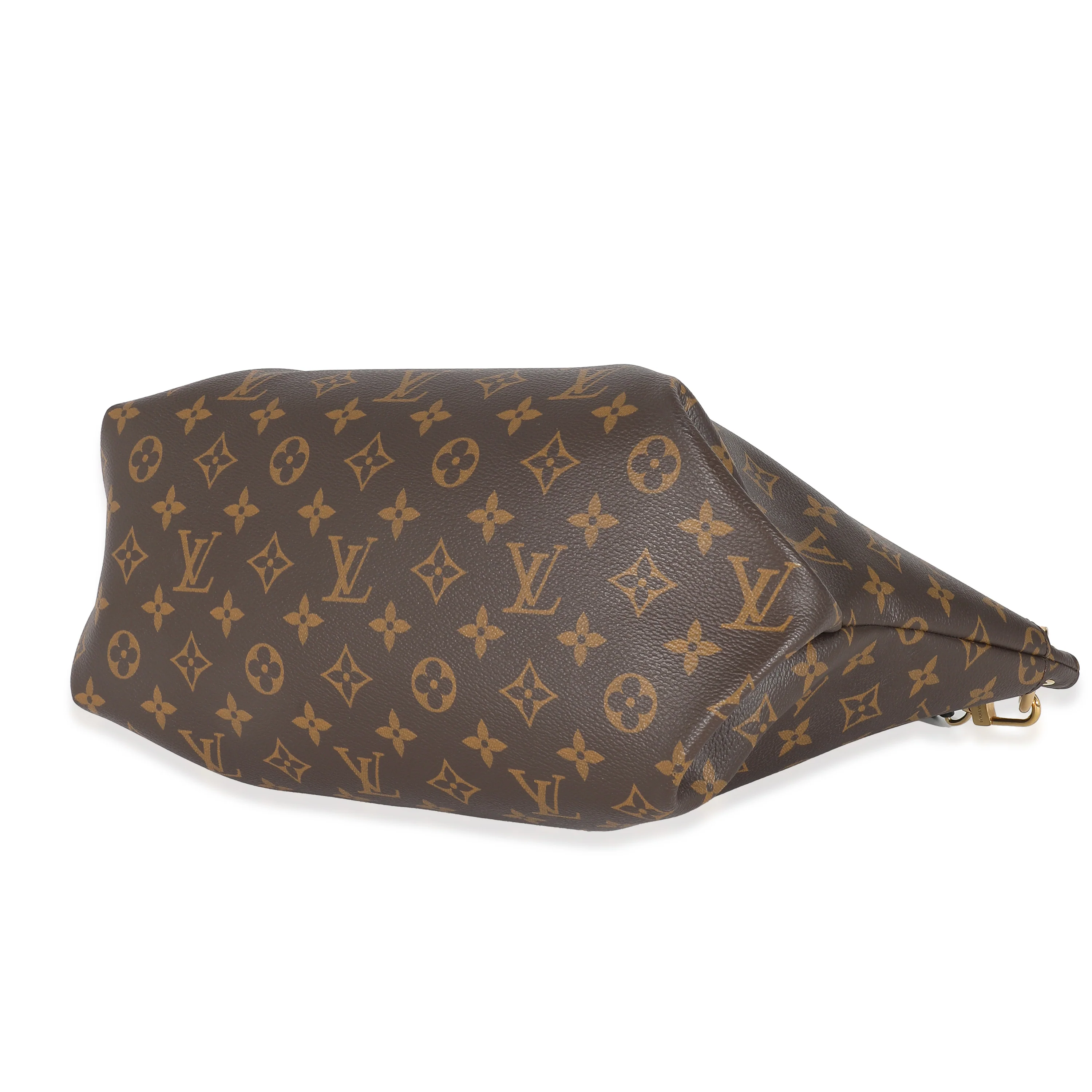 Monogram Canvas Flower Zipped Tote - Image 5