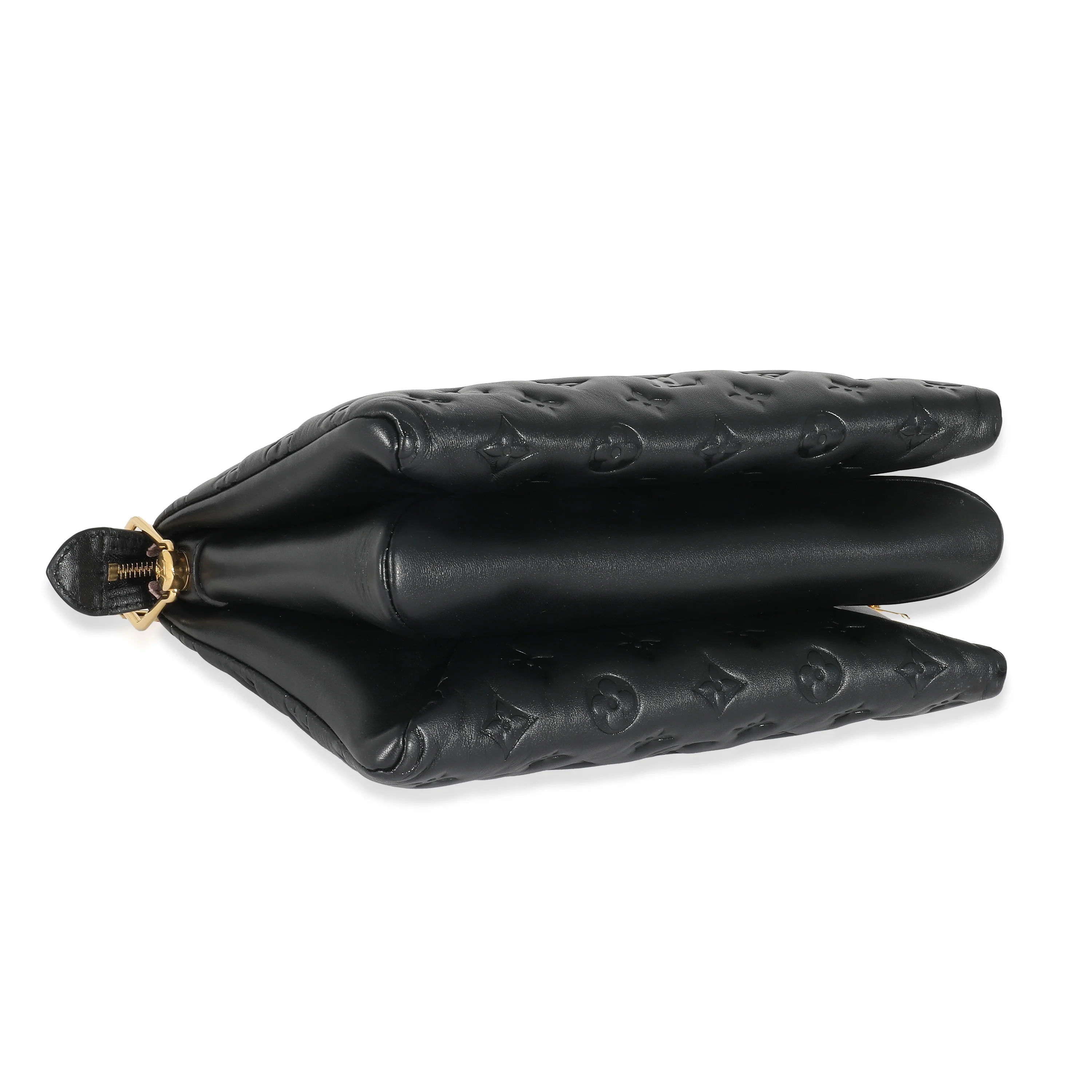 Louis Vuitton Black Puffy Lambskin Coussin PM - Image 3