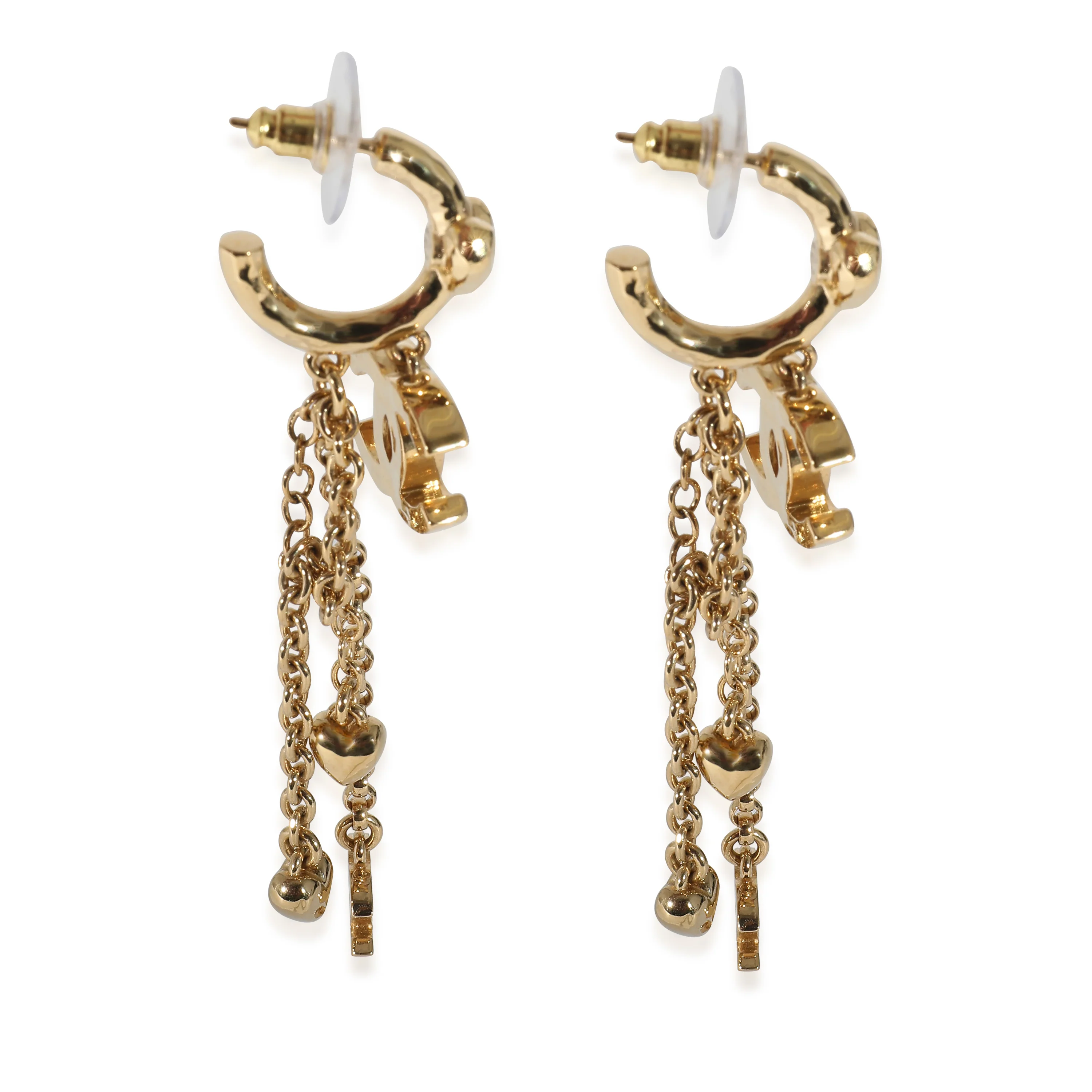 Chanel 2023 Spring Act 1 Collection Gold Plated Earrings - Image 2