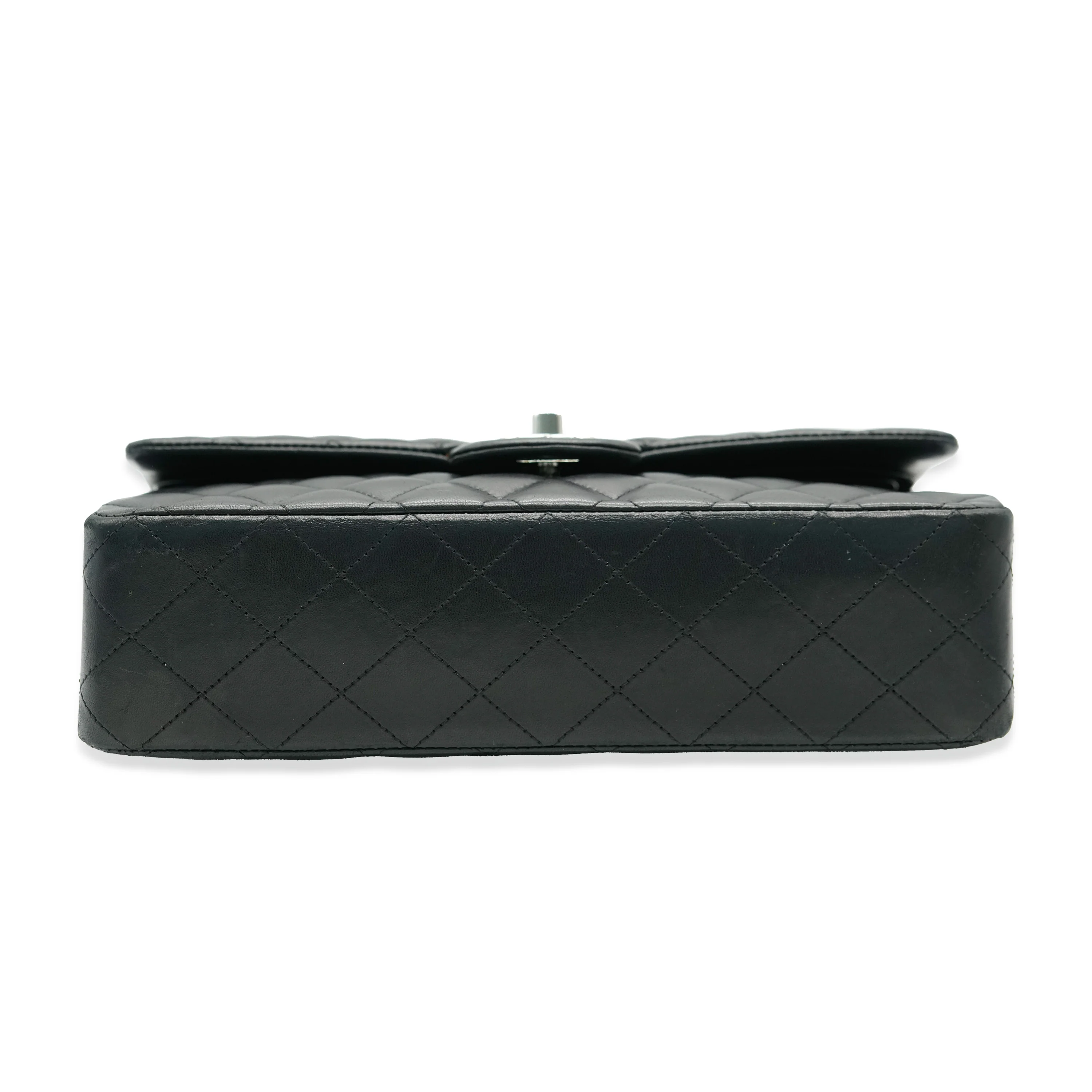 Chanel Black Quilted Lambskin Medium Classic Flap - Image 5