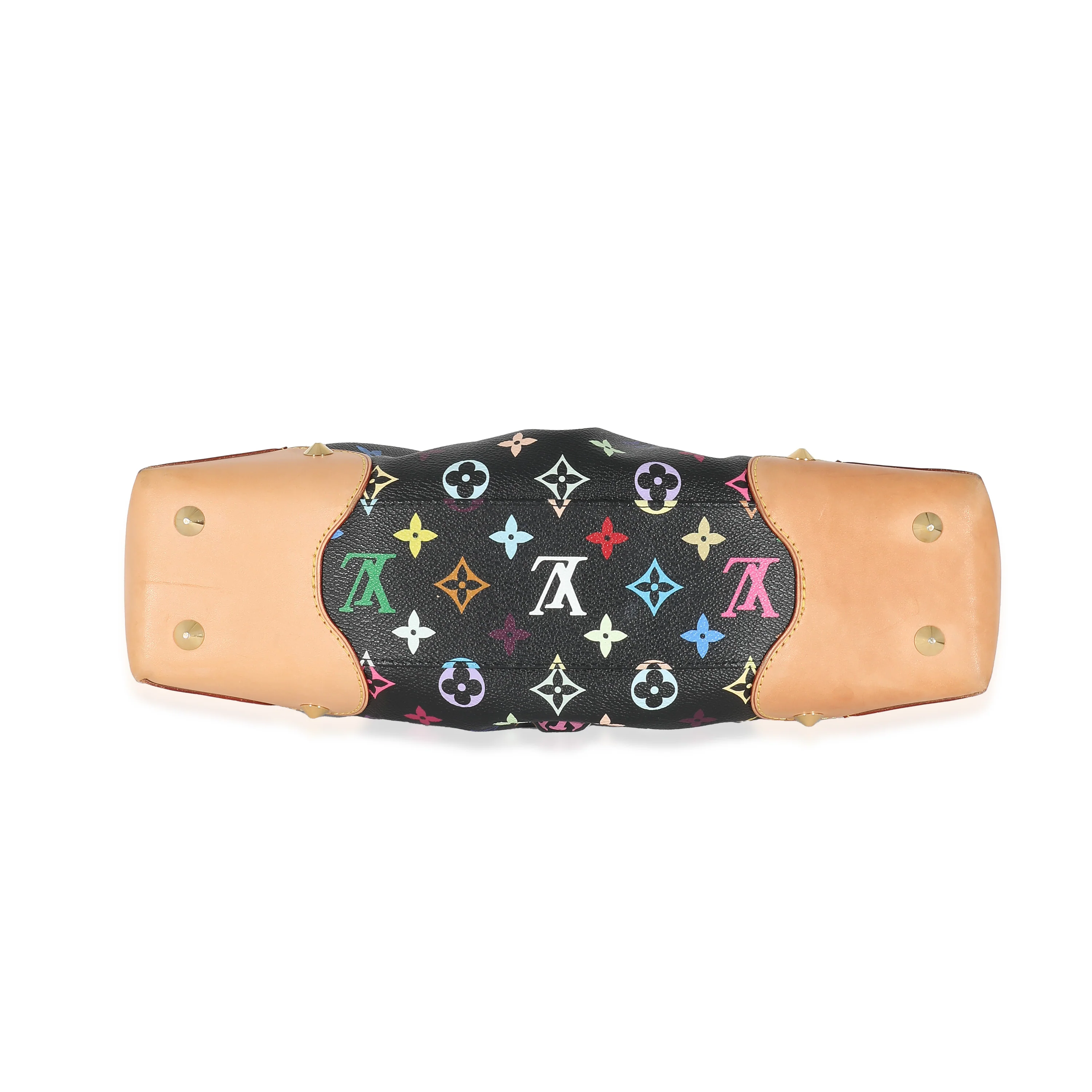 Louis Vuitton Black Multicolor Canvas Judy MM - Image 3