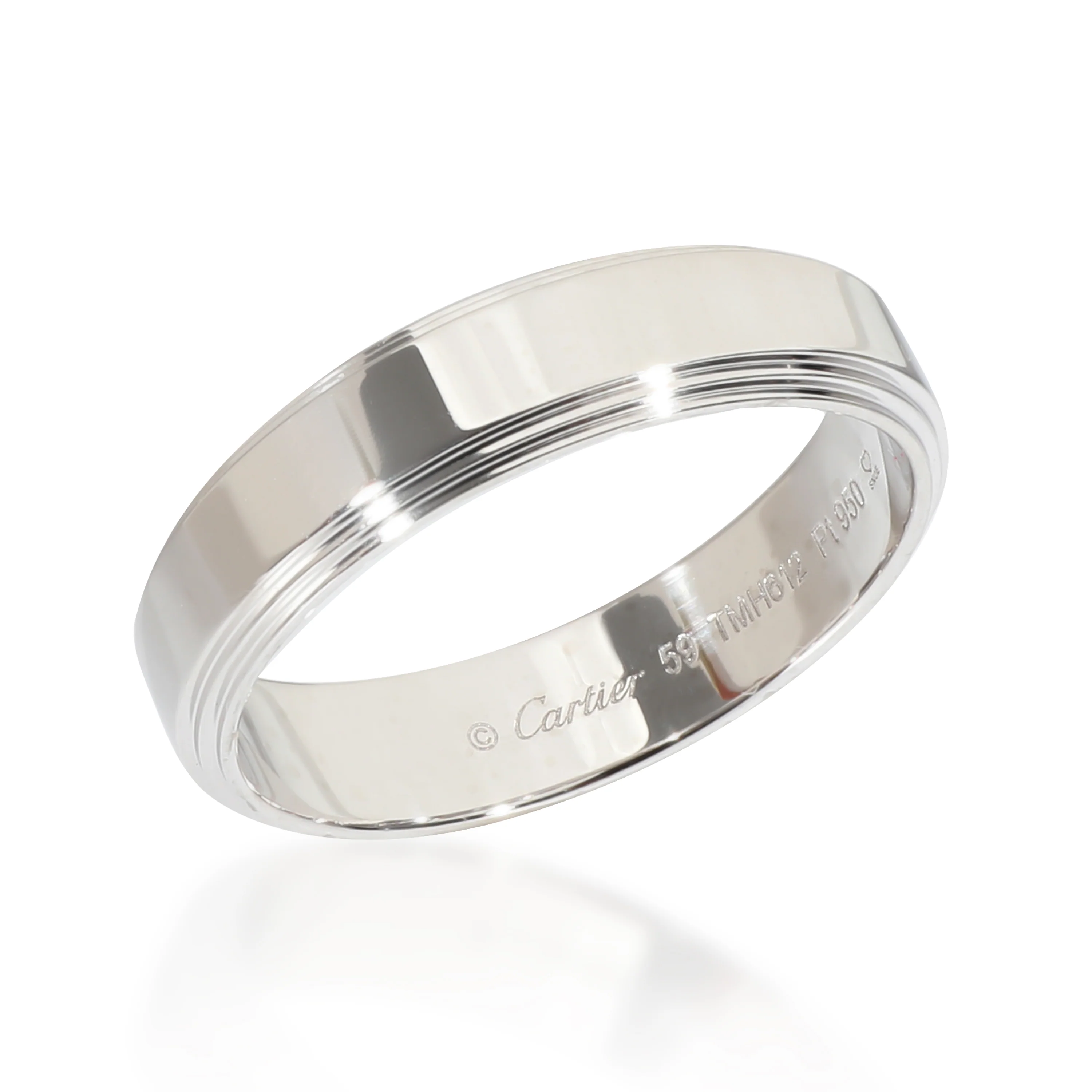 Cartier DAmour 5mm Wedding Band in Platinum - Image 5