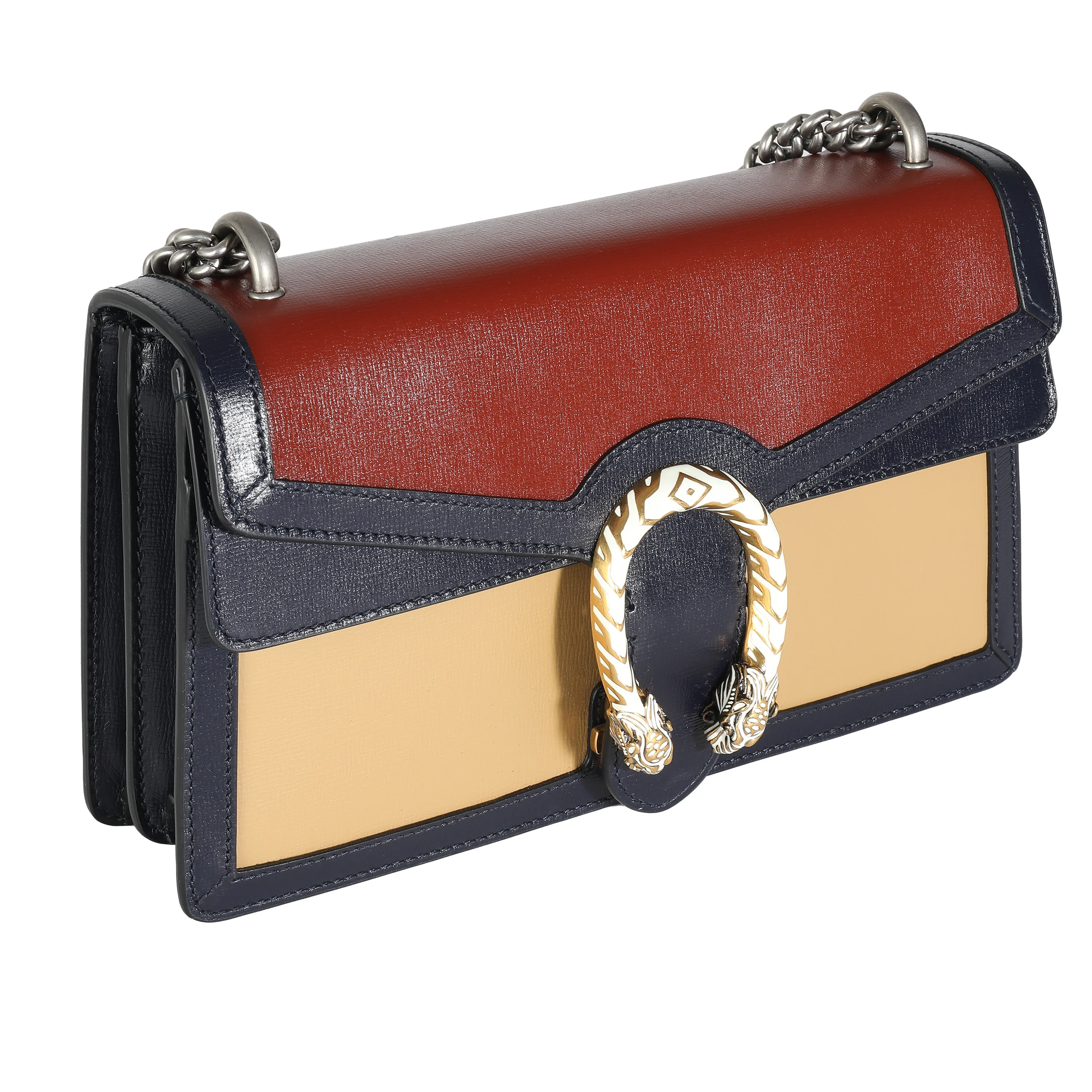 Tri-Colour Leather Small Dionysus Bag - Image 3