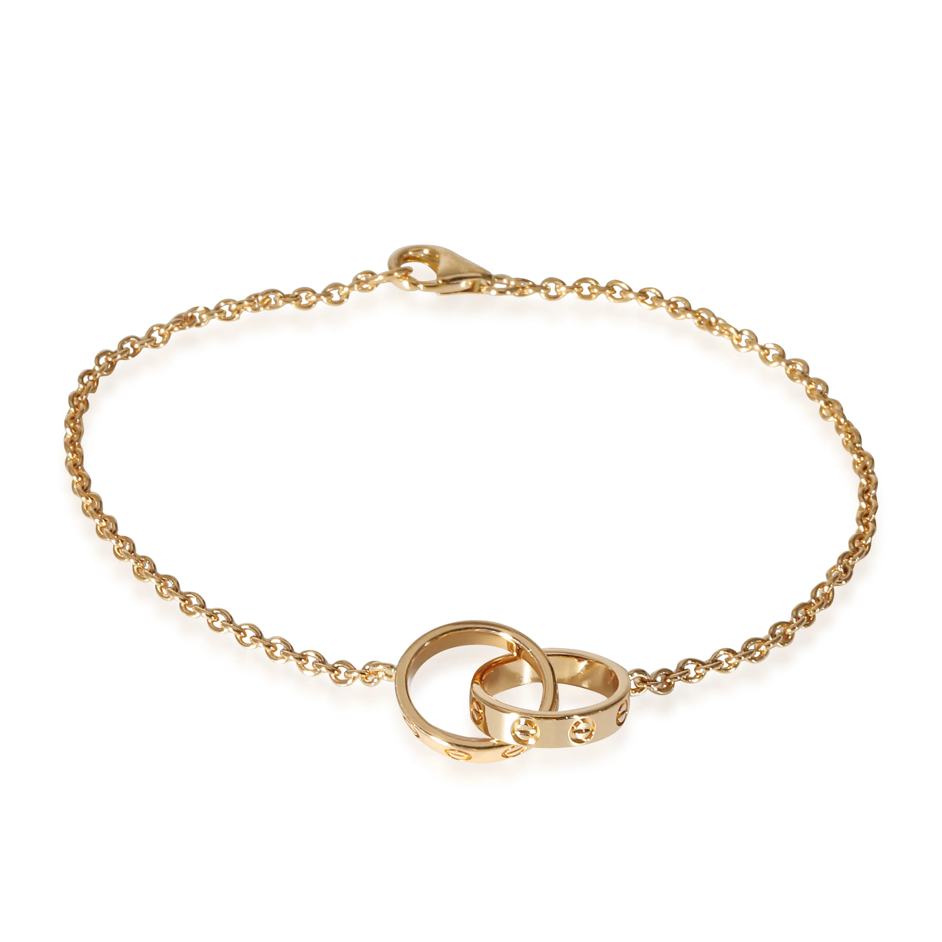 Cartier Love Interlocking Circle Bracelet in 18k Yellow Gold