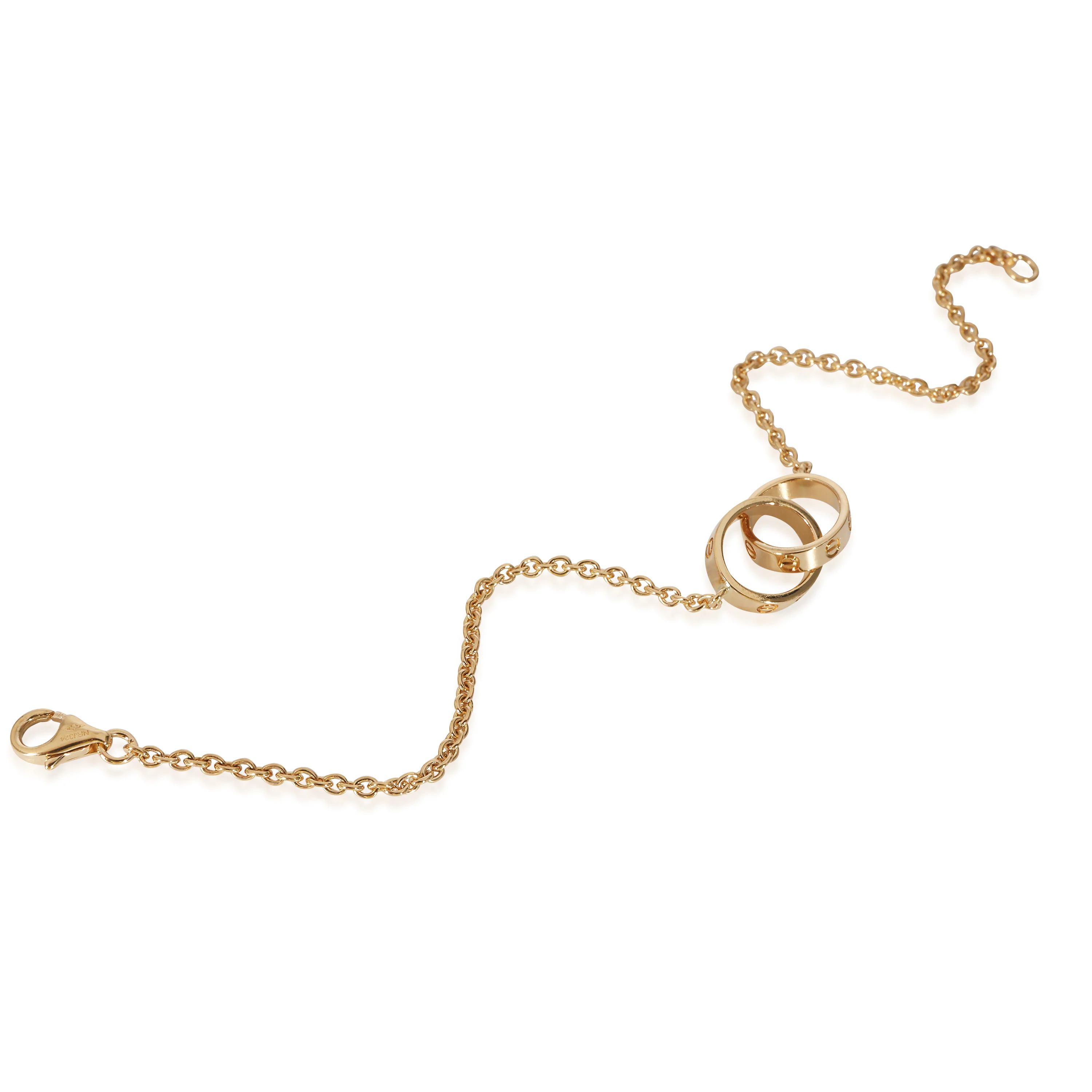 Cartier Love Interlocking Circle Bracelet in 18k Yellow Gold - Image 2