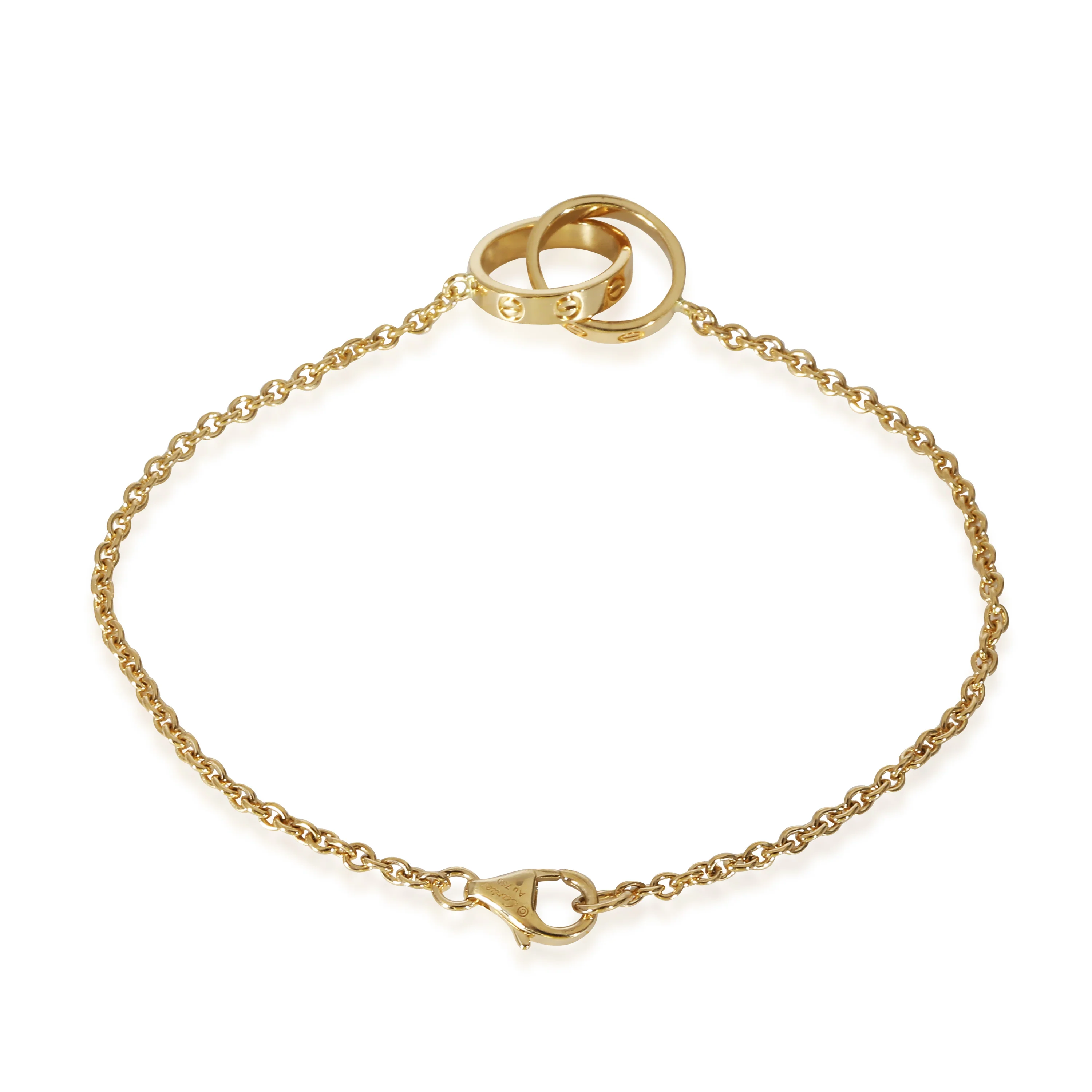 Cartier Love Interlocking Circle Bracelet in 18k Yellow Gold - Image 3