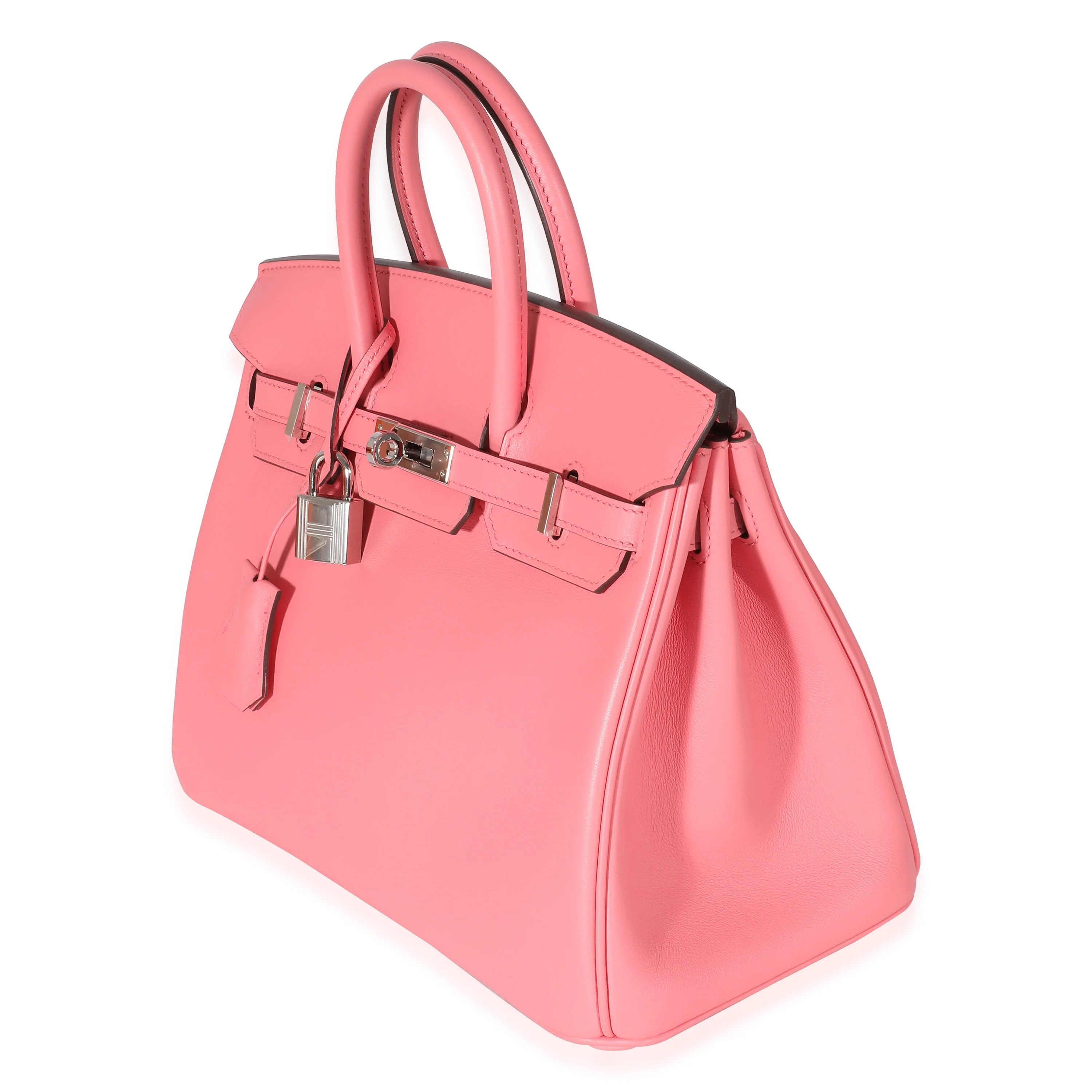 Hermès Rose Azalee Swift Birkin 25 PHW - Image 2