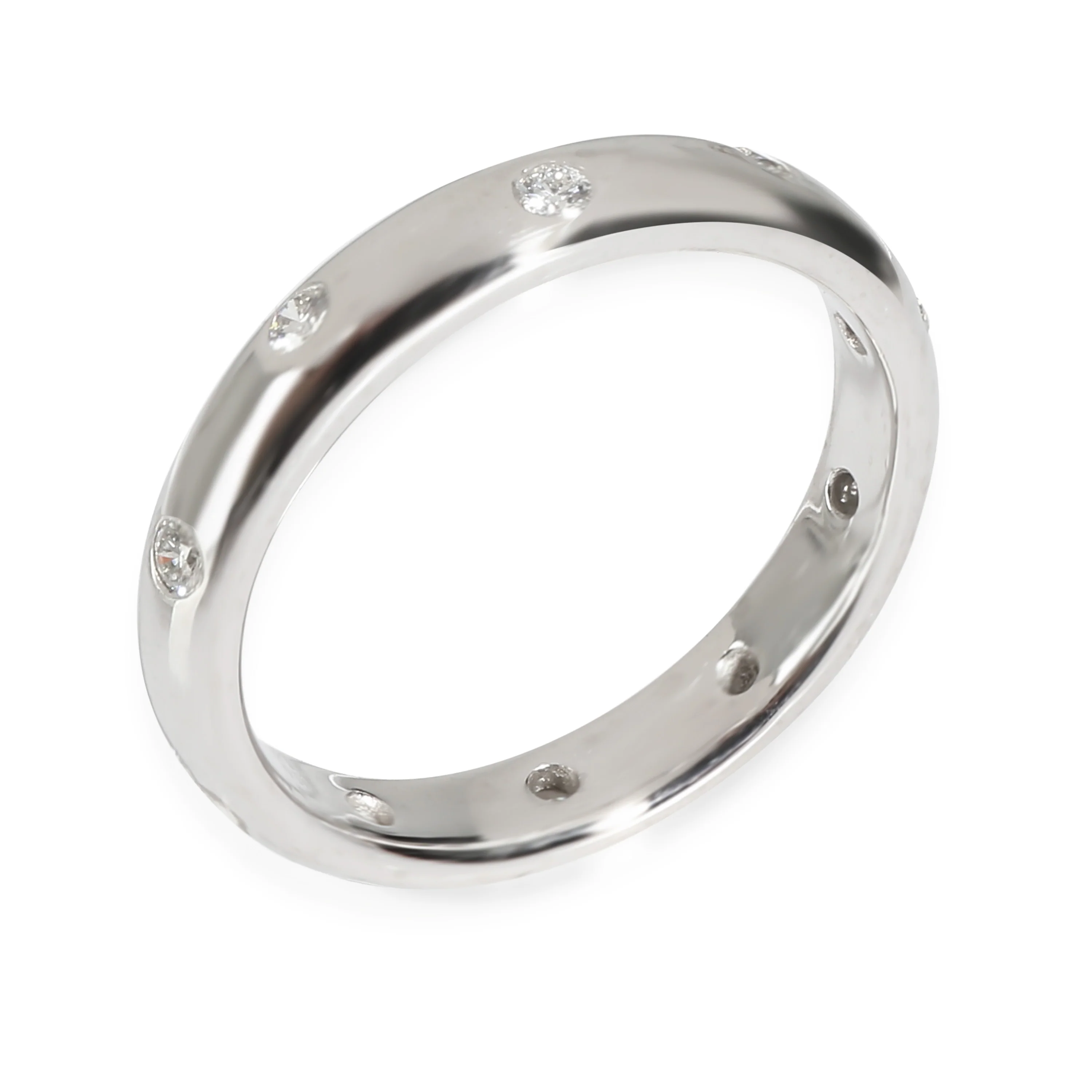Etoile Wedding Band in  Platinum 0.22 CTW - Image 2