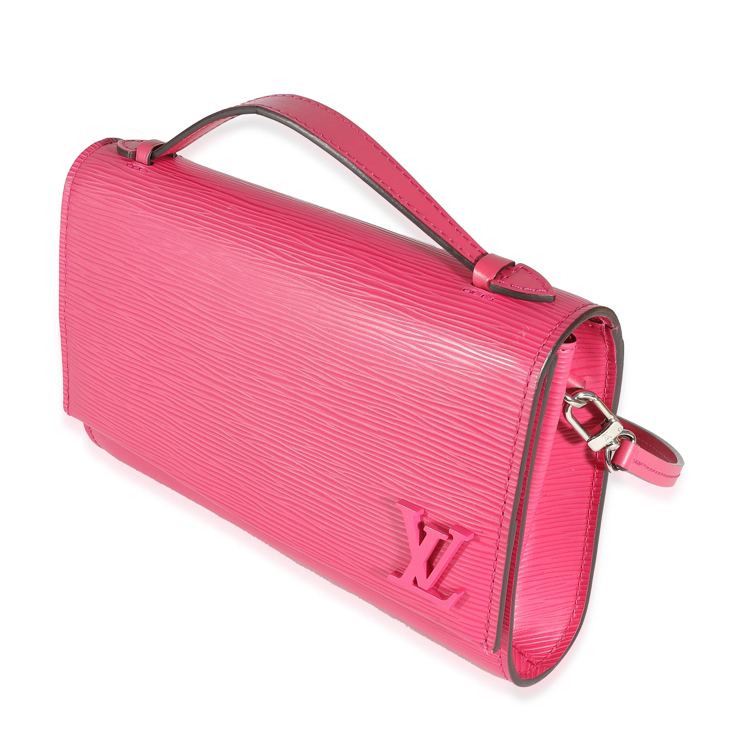 Louis Vuitton Hot Pink Epi Clery Pochette - Image 2