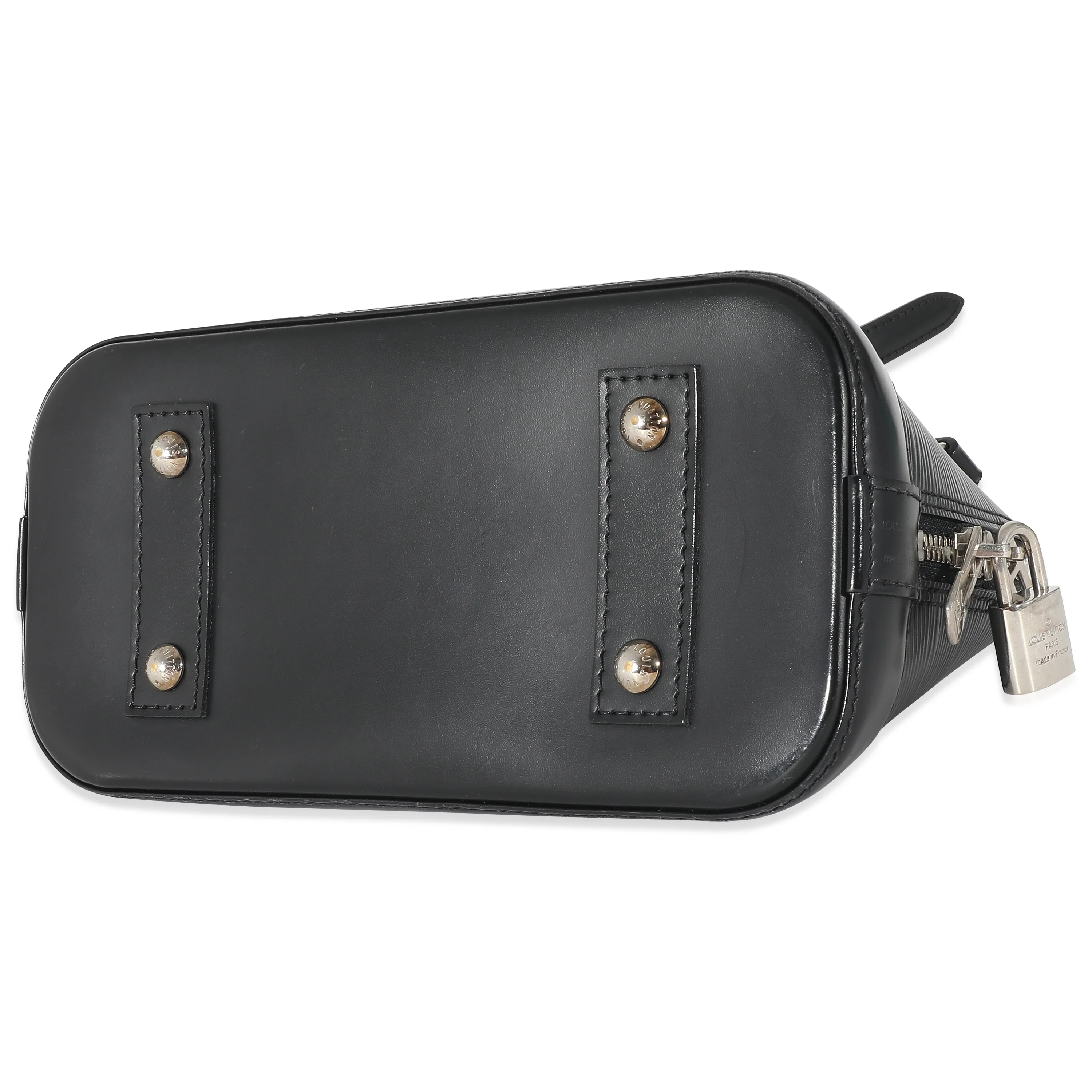 Louis Vuitton Black Epi Alma BB - Image 5