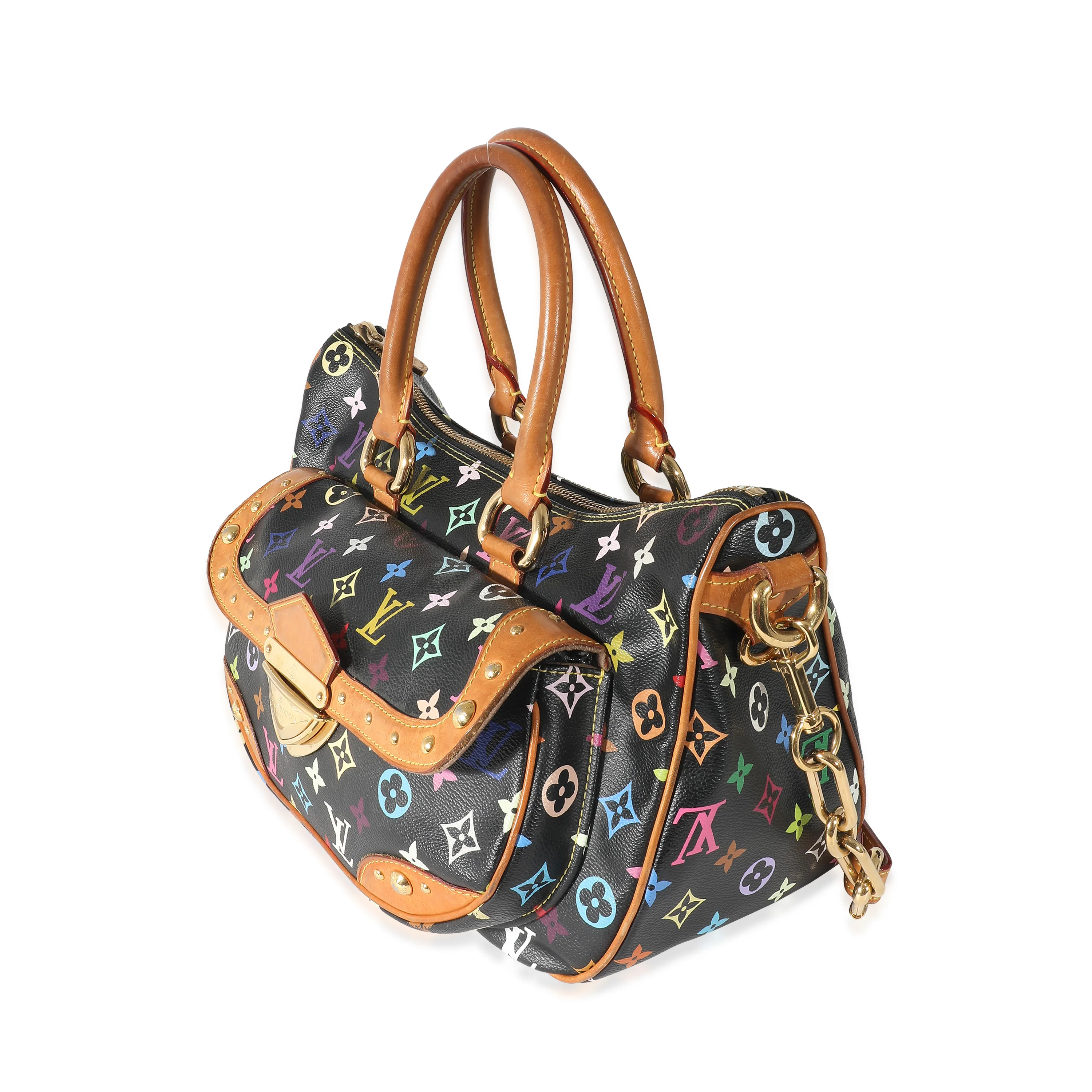 Louis Vuitton Black Multicolor Monogram Canvas Rita - Image 2