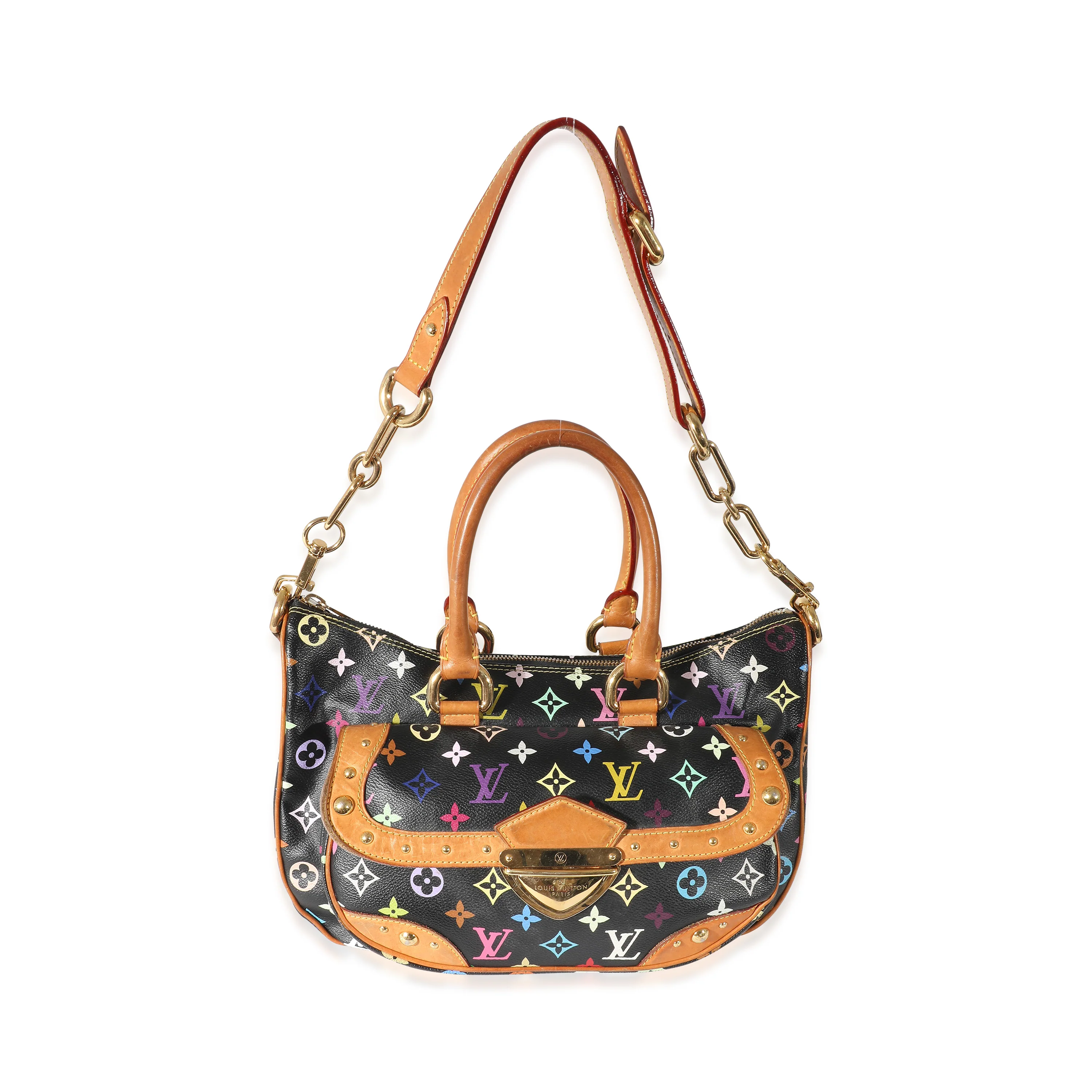 Louis Vuitton Black Multicolor Monogram Canvas Rita - Image 5