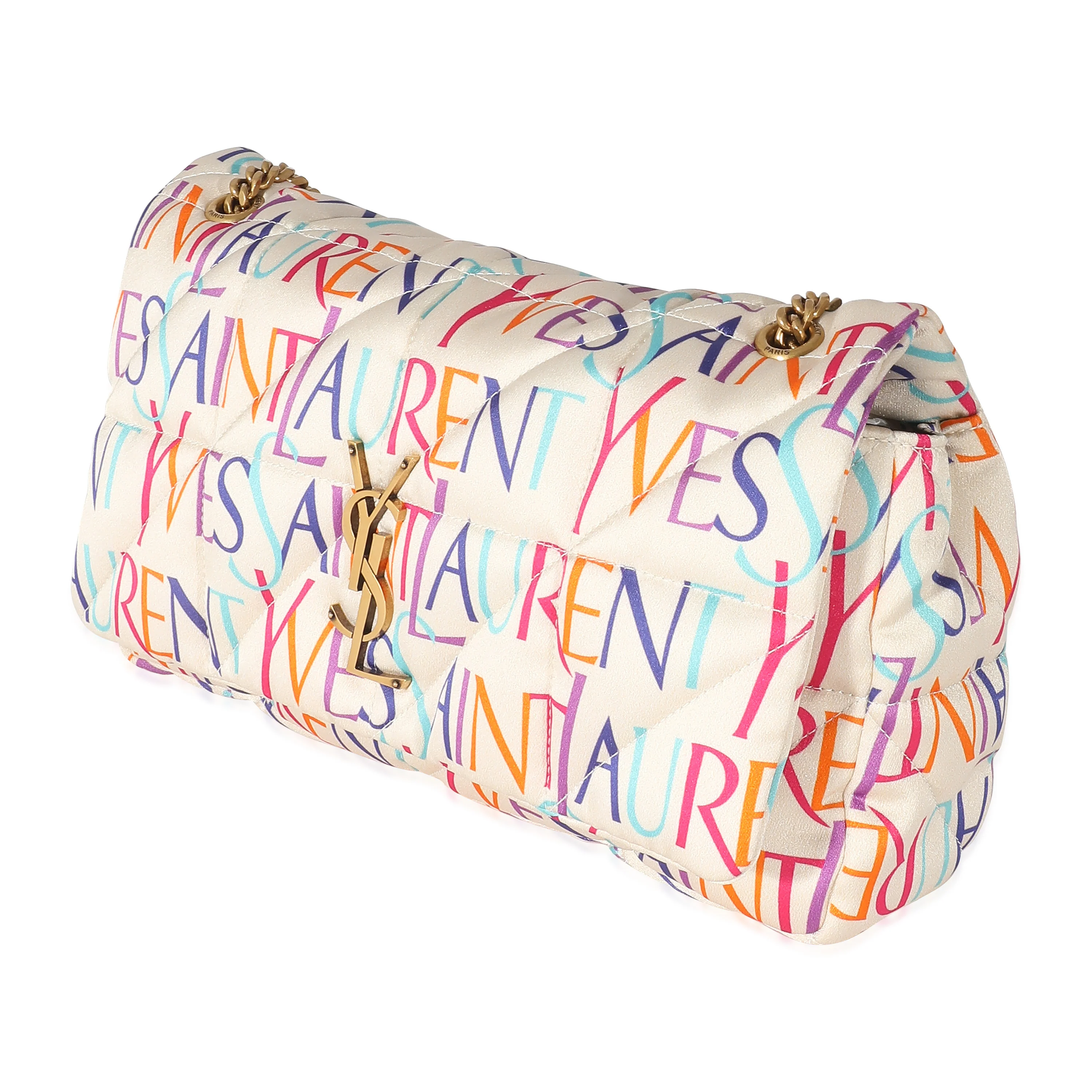 Multicolor Satin Foulard Medium Jamie Bag - Image 2