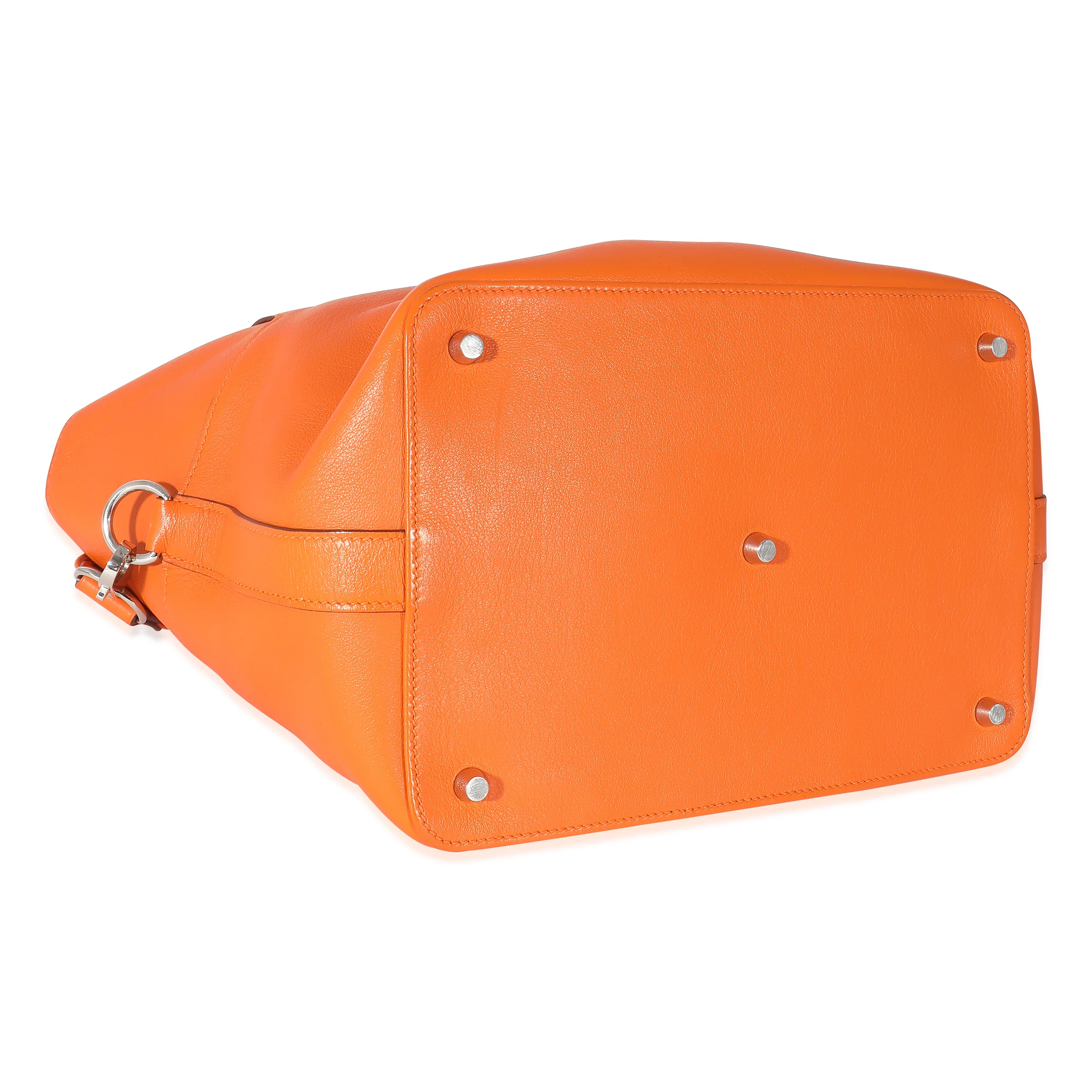 Hermès Orange Swift Toolbox 26 PHW - Image 6