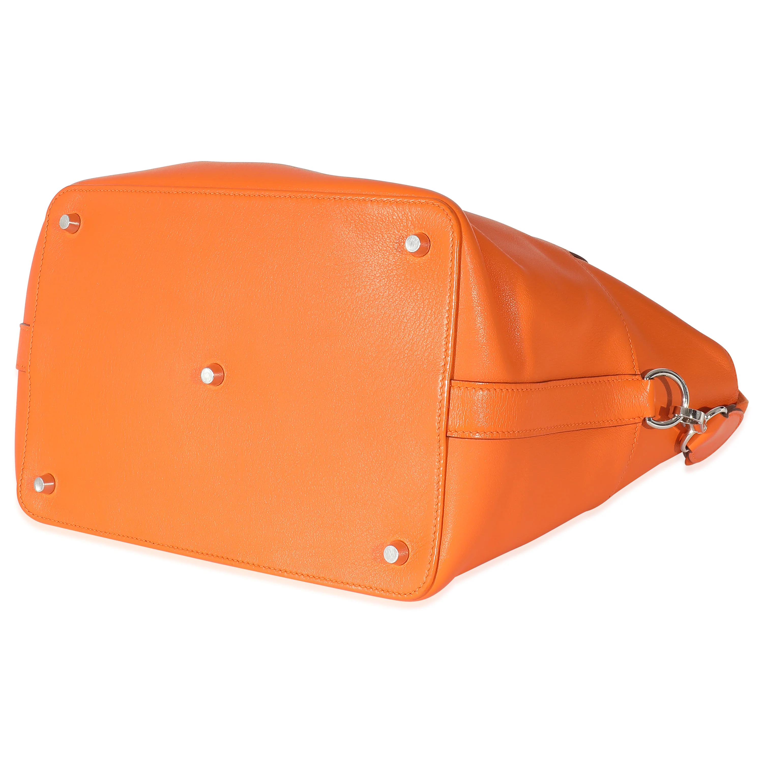 Hermès Orange Swift Toolbox 26 PHW - Image 7