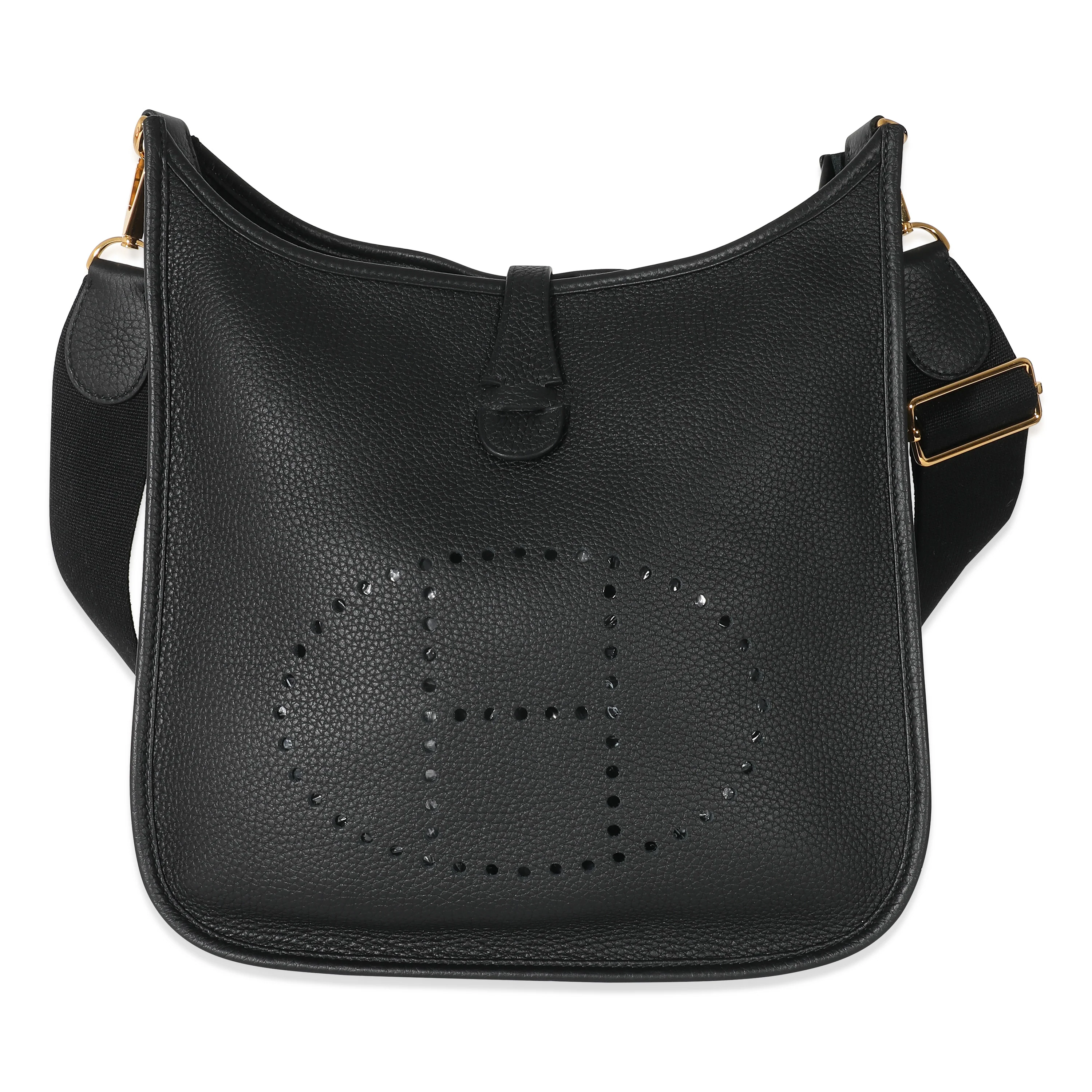 Hermes Black Clemence Evelyne III 29 GHW