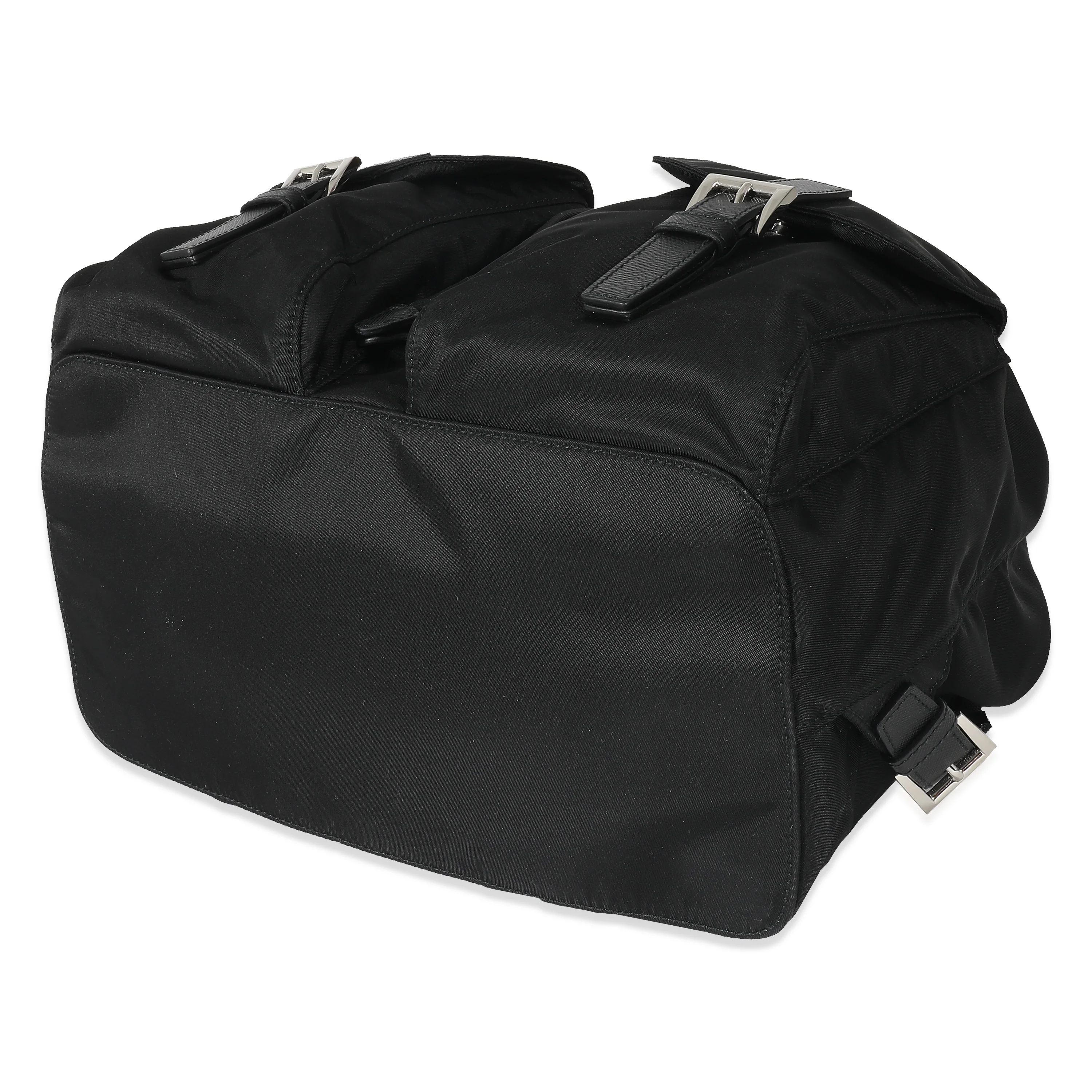 Prada Black Re-Nylon Medium Backpack - Image 7