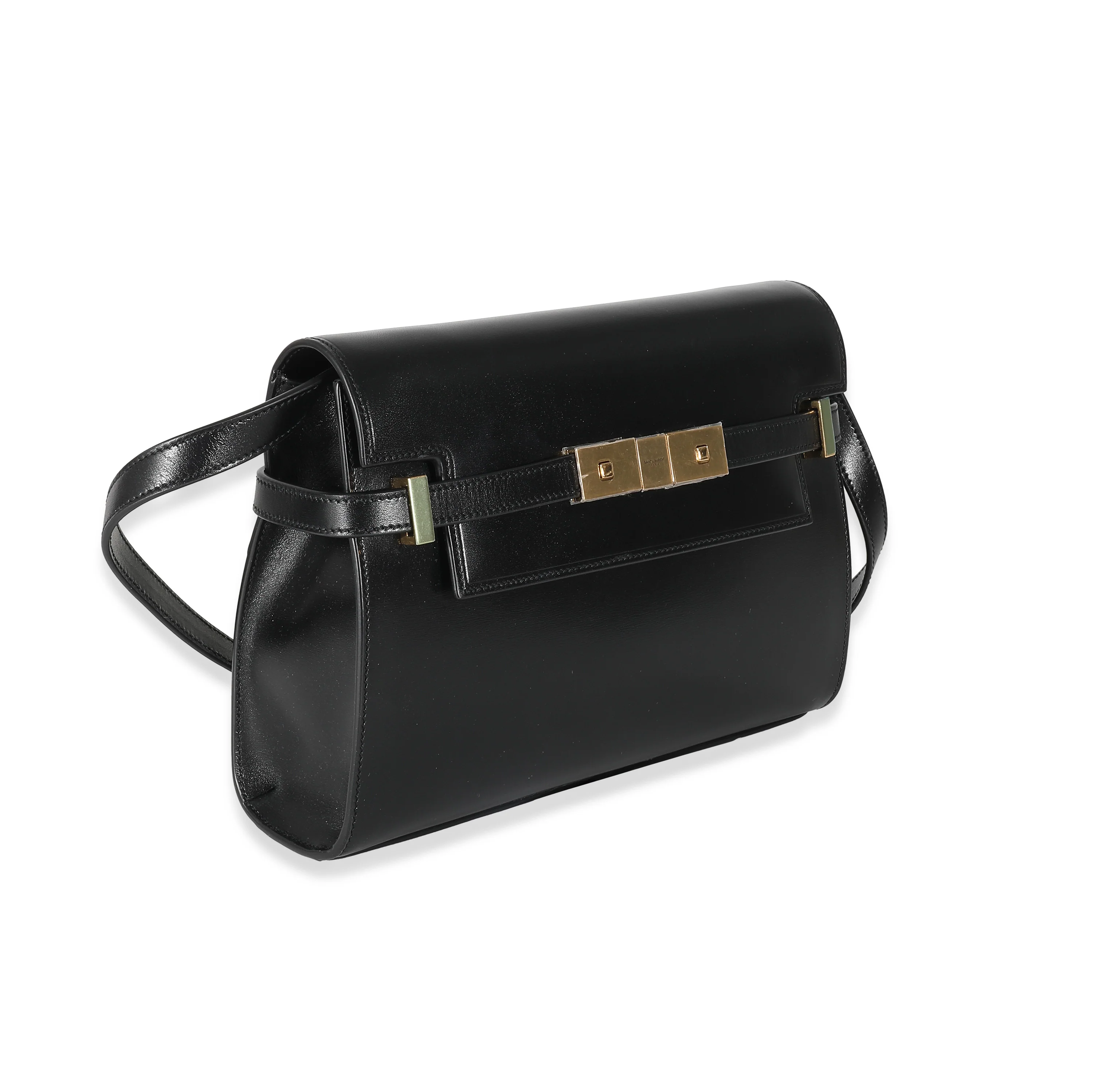 Black Box Leather Small Manhattan Bag - Image 3