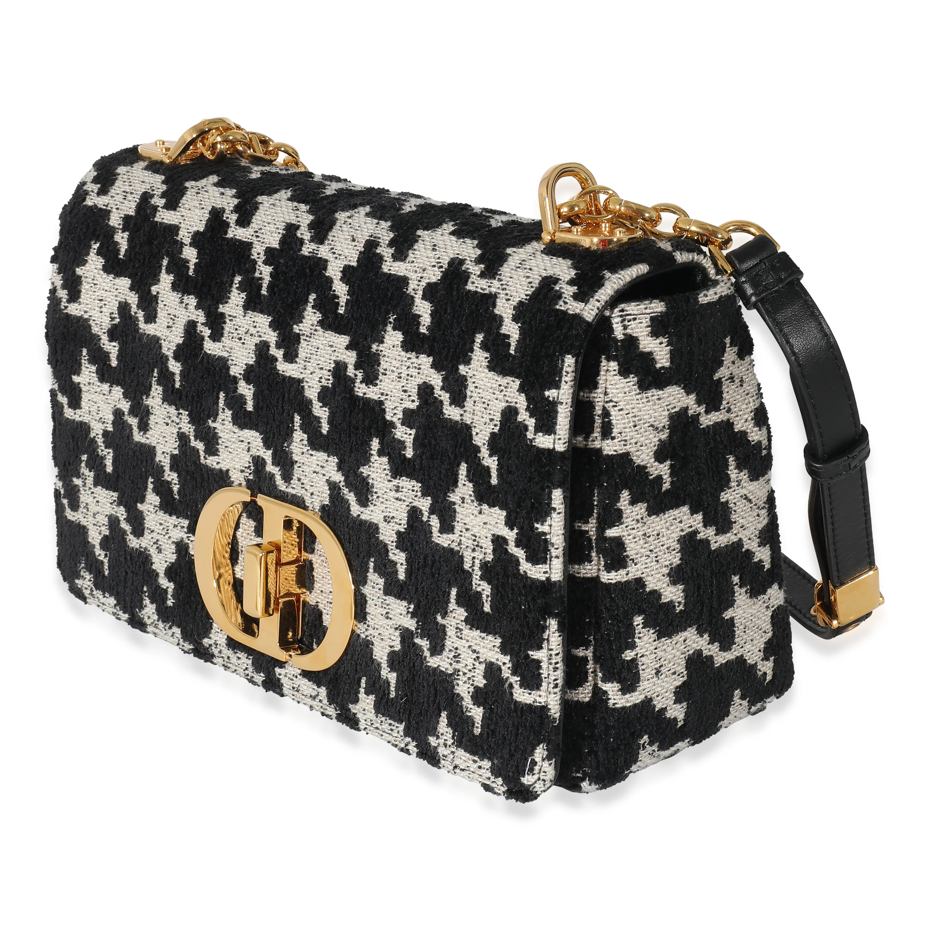 Christian Dior Technical Canvas Macro Houndstooth Medium Caro - Image 2