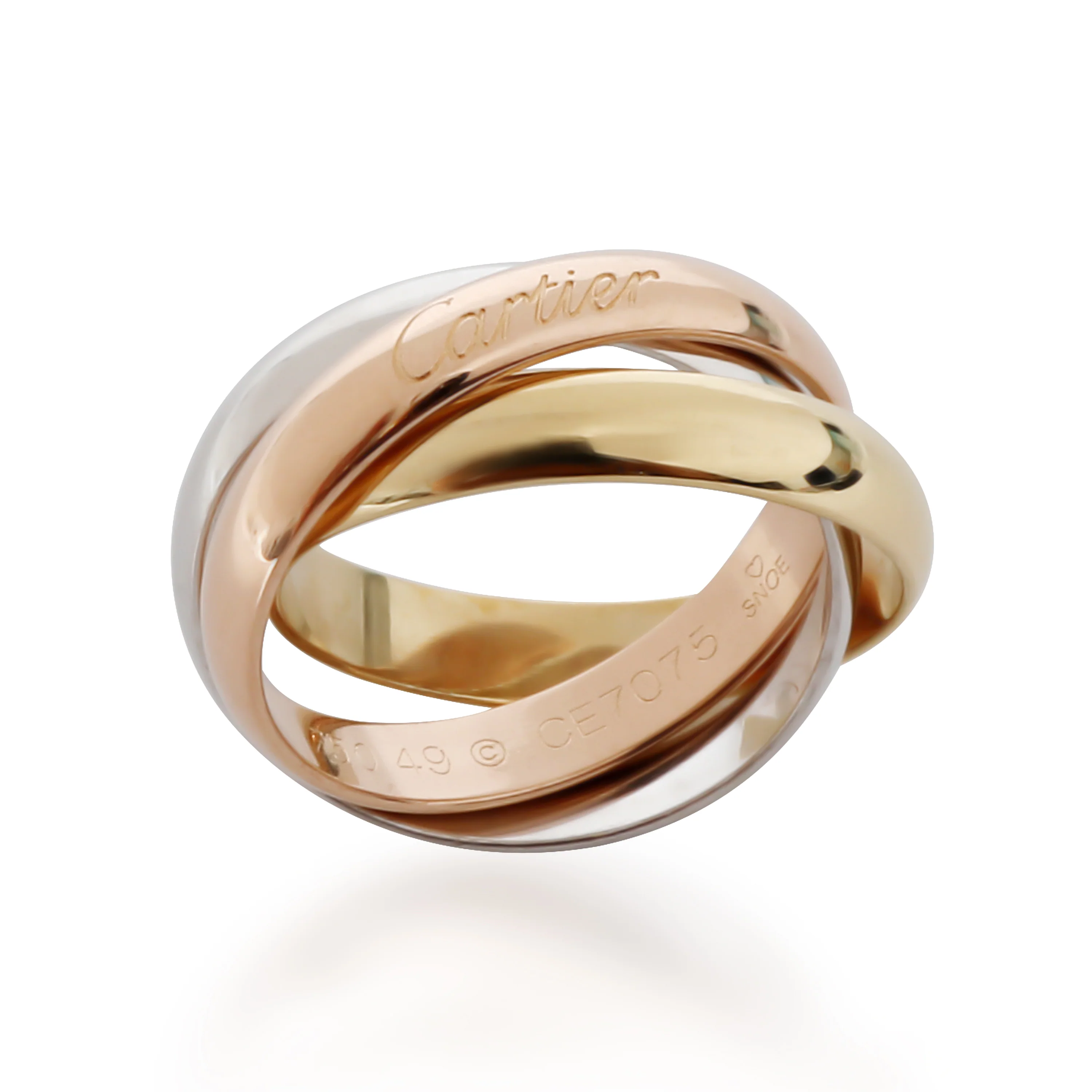 Cartier Trinity Ring in 18kt Tri-Color Gold - Image 4