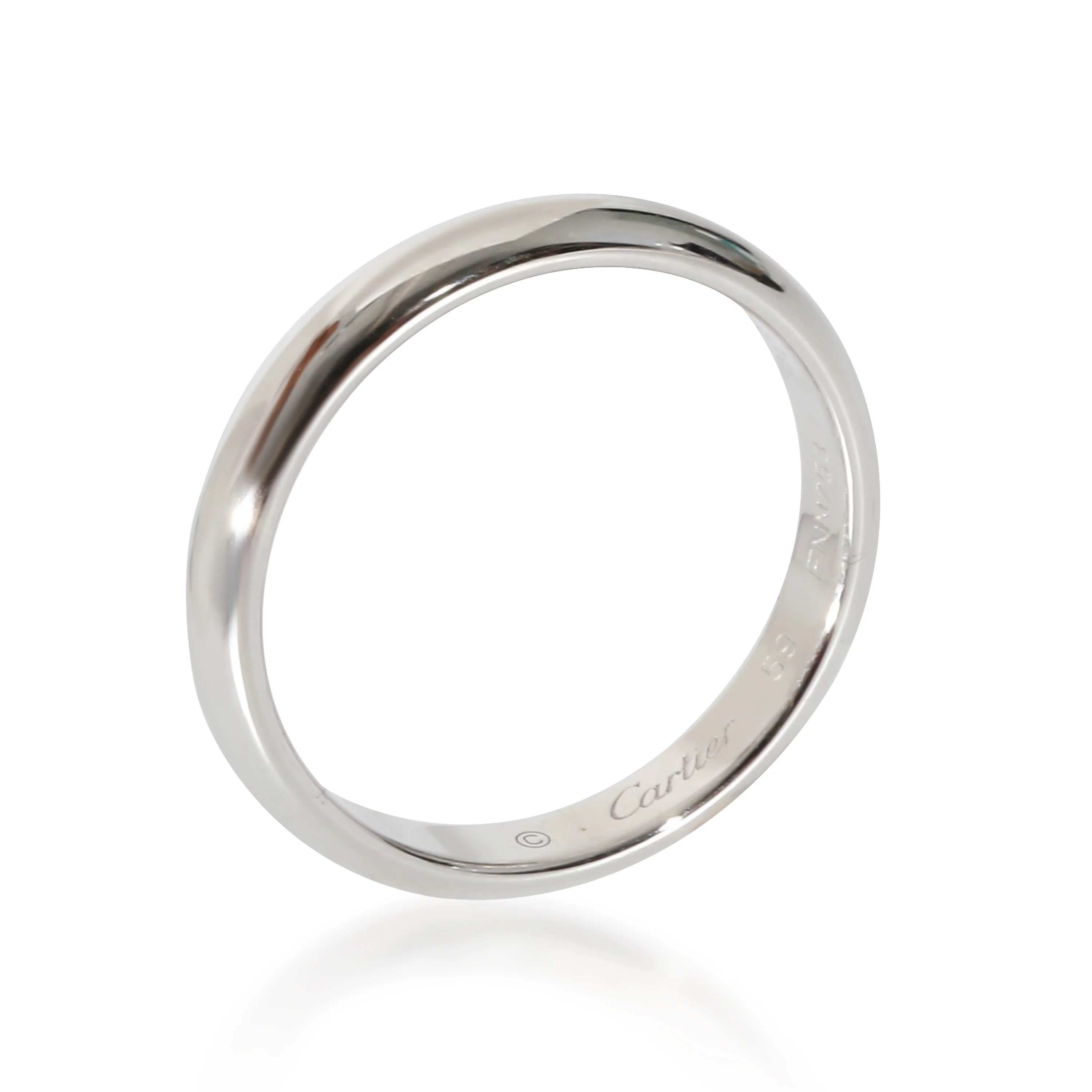 Cartier 1895 Wedding Band in Platinum - Image 3