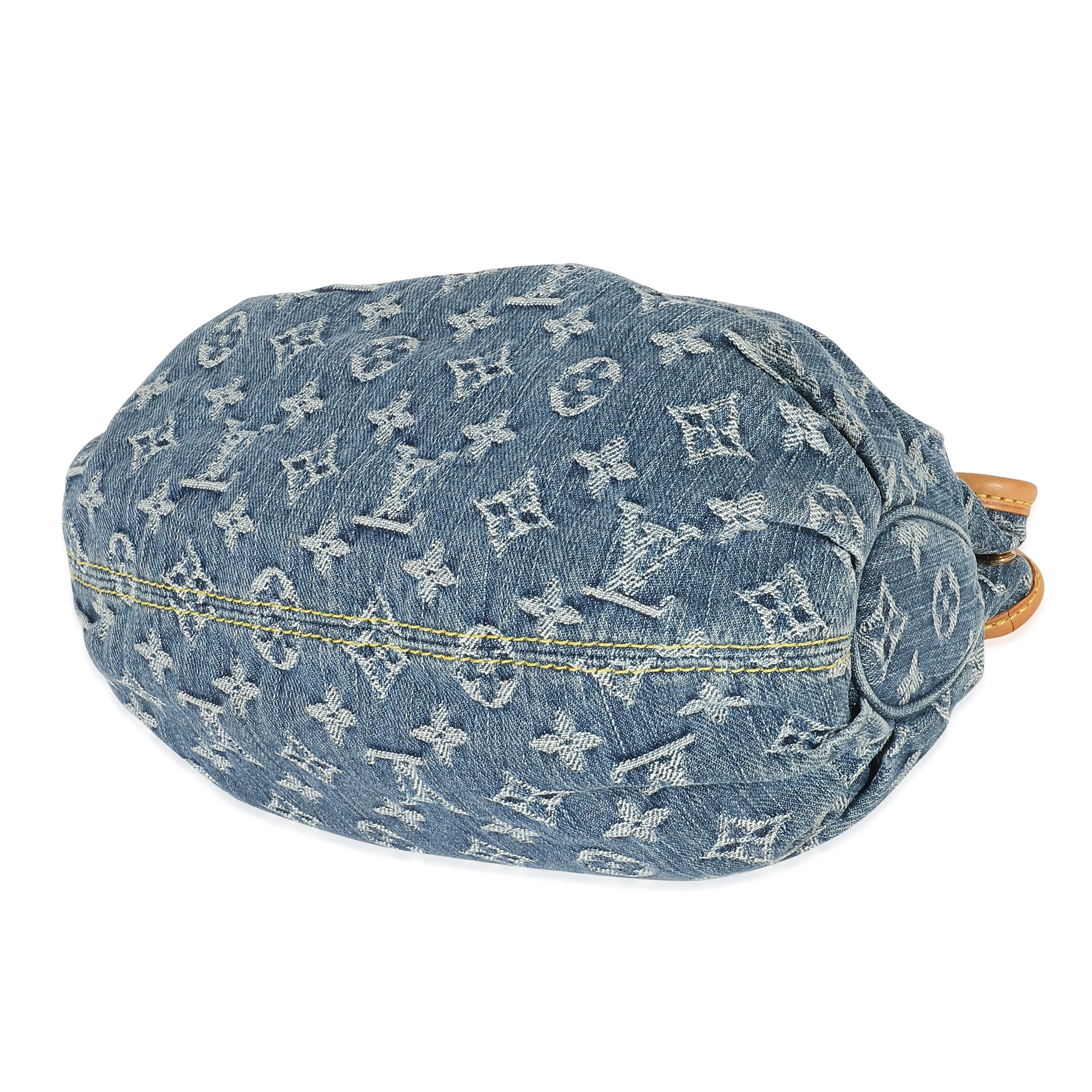 Louis Vuitton Blue Monogram Denim Pleaty Bag - Image 5
