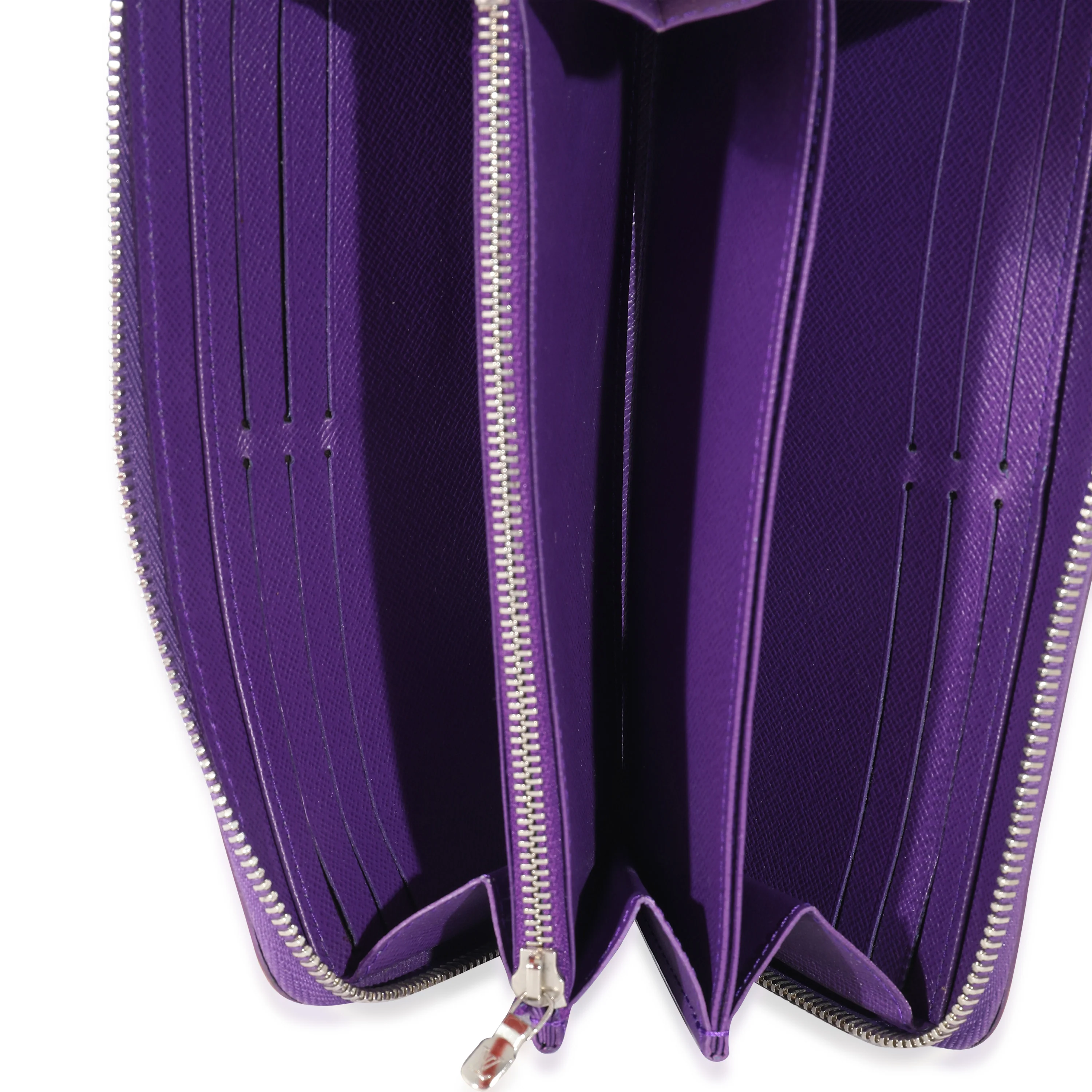 Louis Vuitton Purple Yellow Epi Zippy Wallet - Image 8