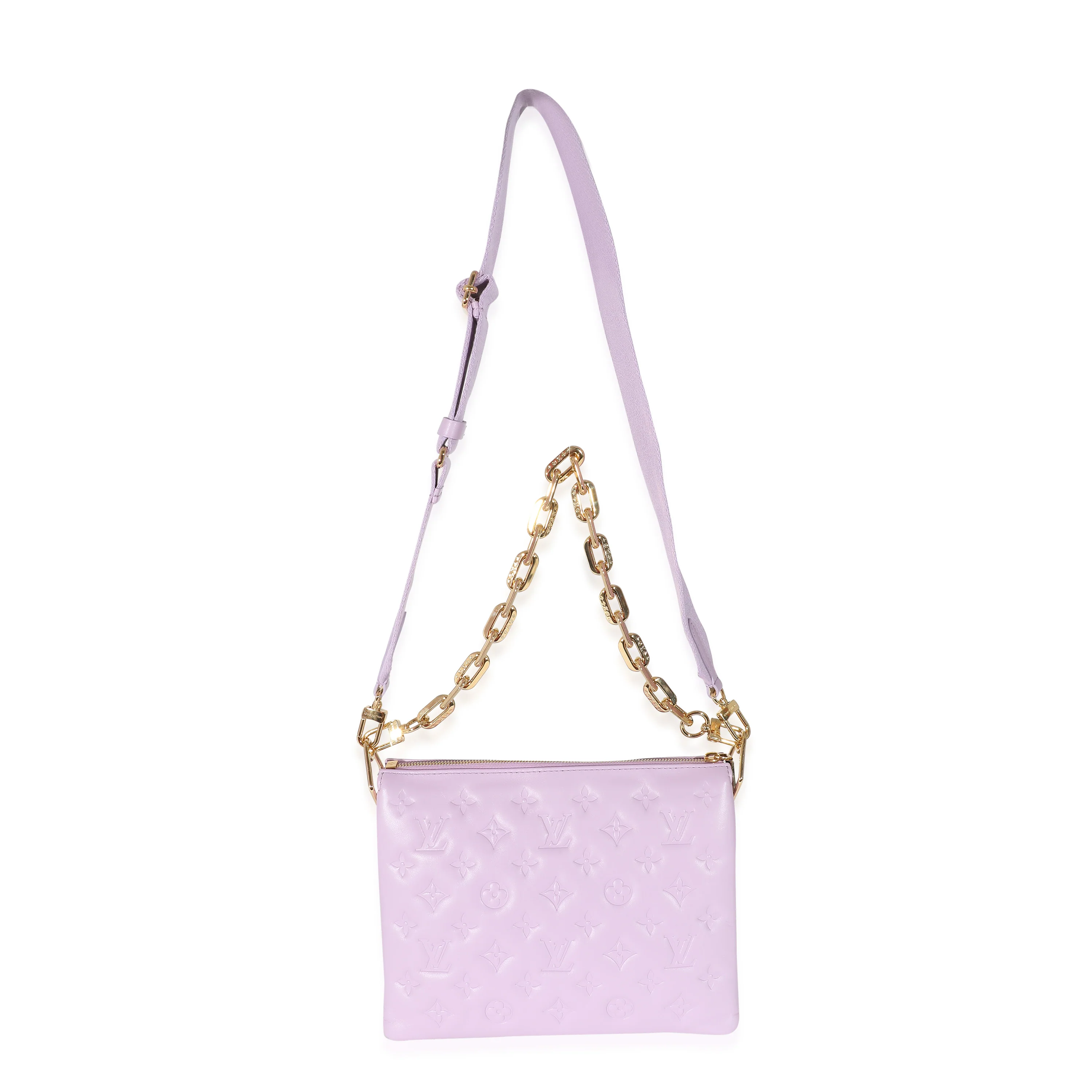 Louis Vuitton Parme Monogram Embossed Puffy Lambskin Coussin PM - Image 8