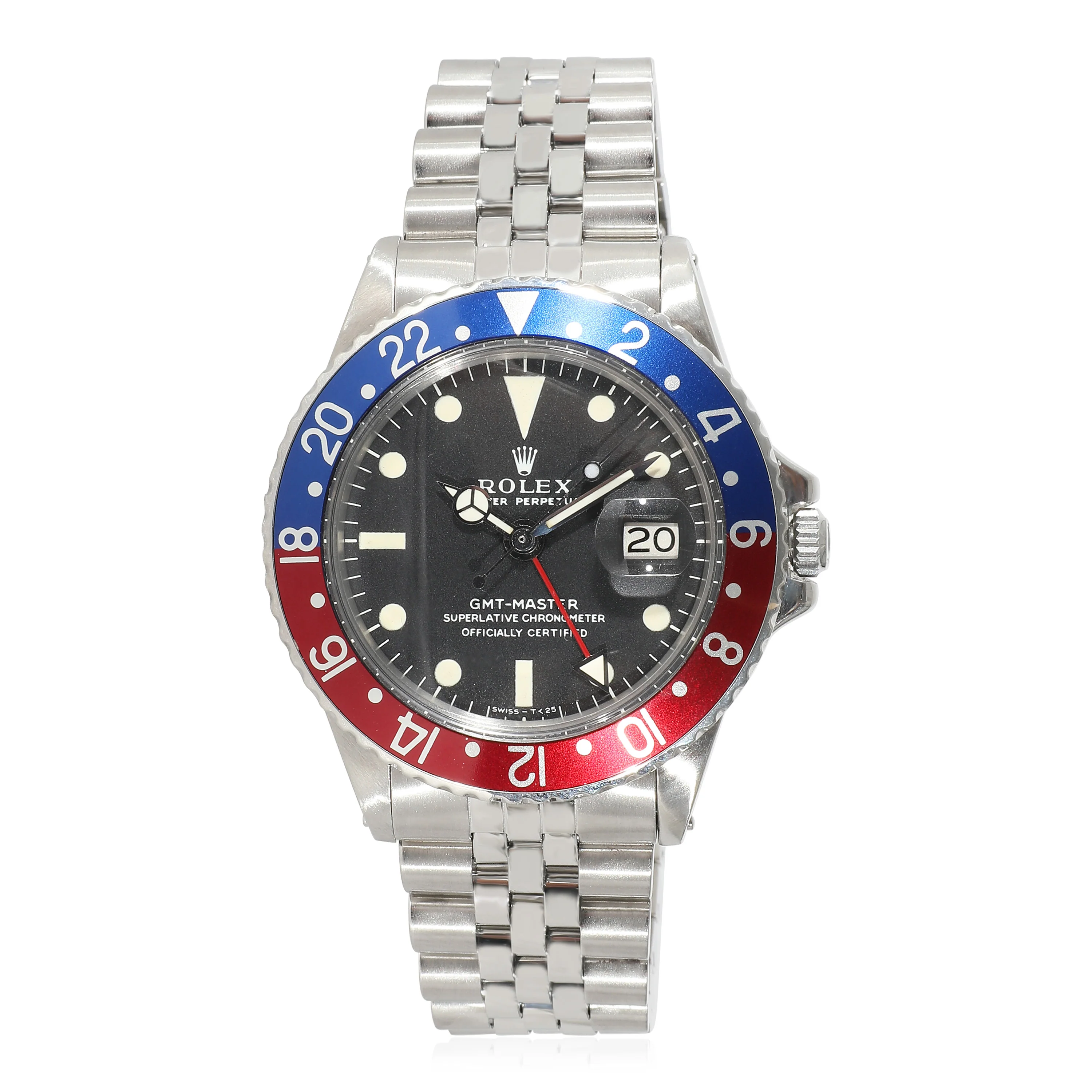Rolex GMT Master 1675 Mens Watch in Stainless Steel - Image 6