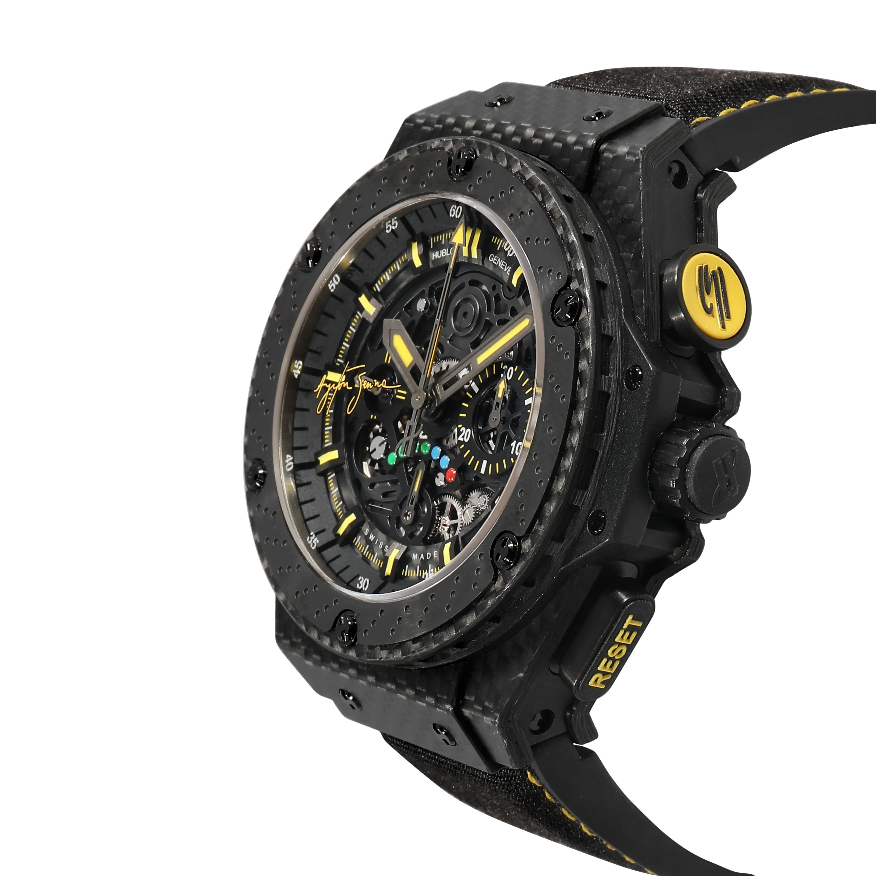 Hublot King Power Ayrton Senna 719.QM.1729.NR.AES10 Mens Watch in Carbon Fiber - Image 3