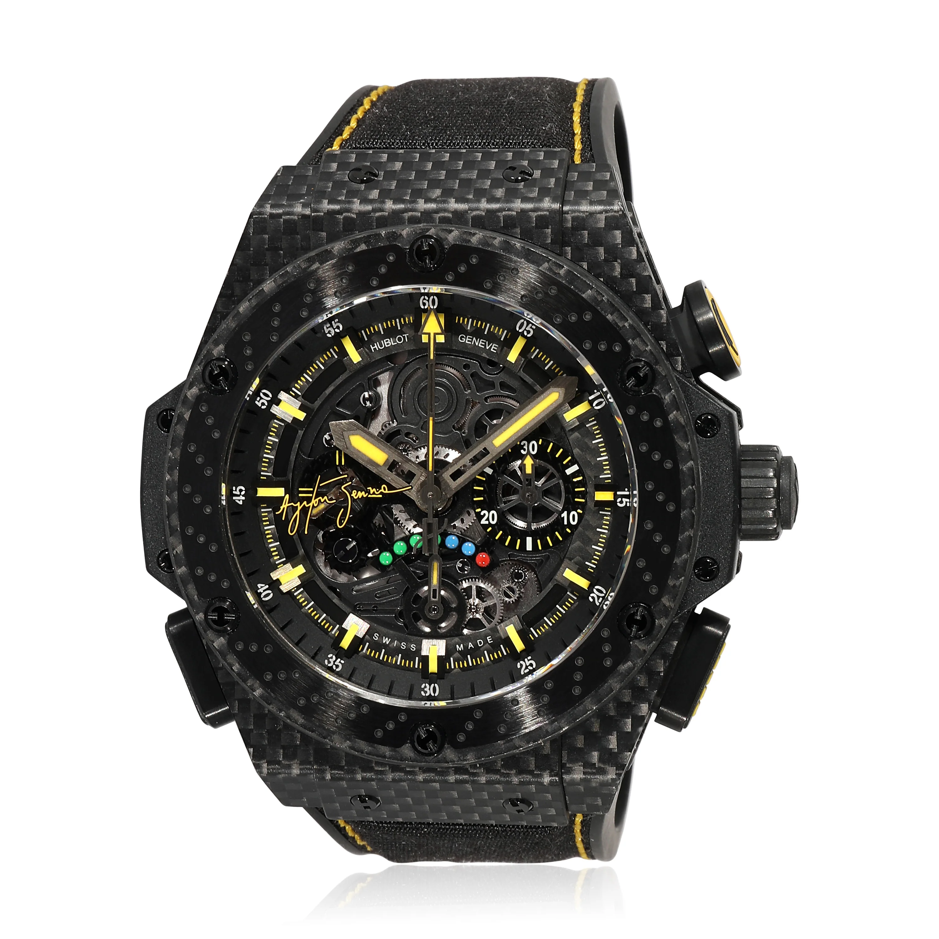 Hublot King Power Ayrton Senna 719.QM.1729.NR.AES10 Mens Watch in Carbon Fiber - Image 6