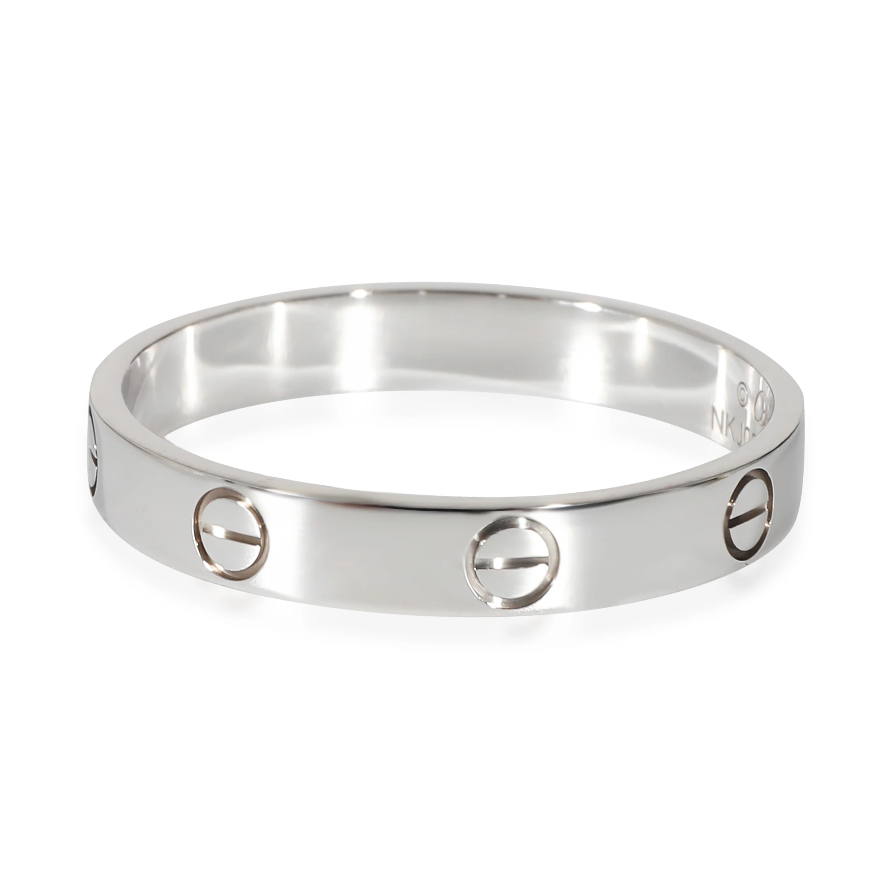 Cartier Love Wedding Band in 18K White Gold - Image 3