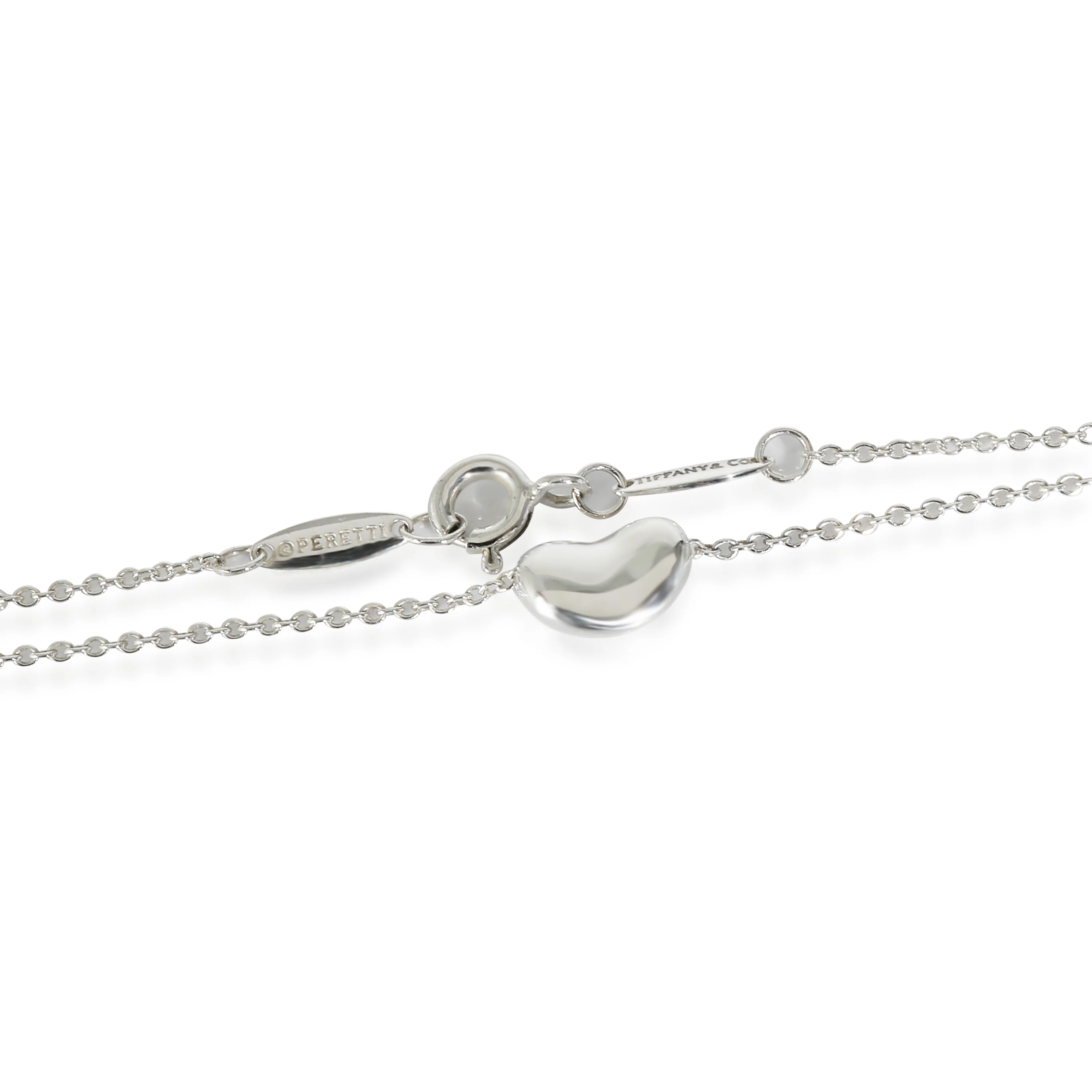 Elsa Peretti Bean Pendant in  Sterling Silver 9mm bean - Image 3