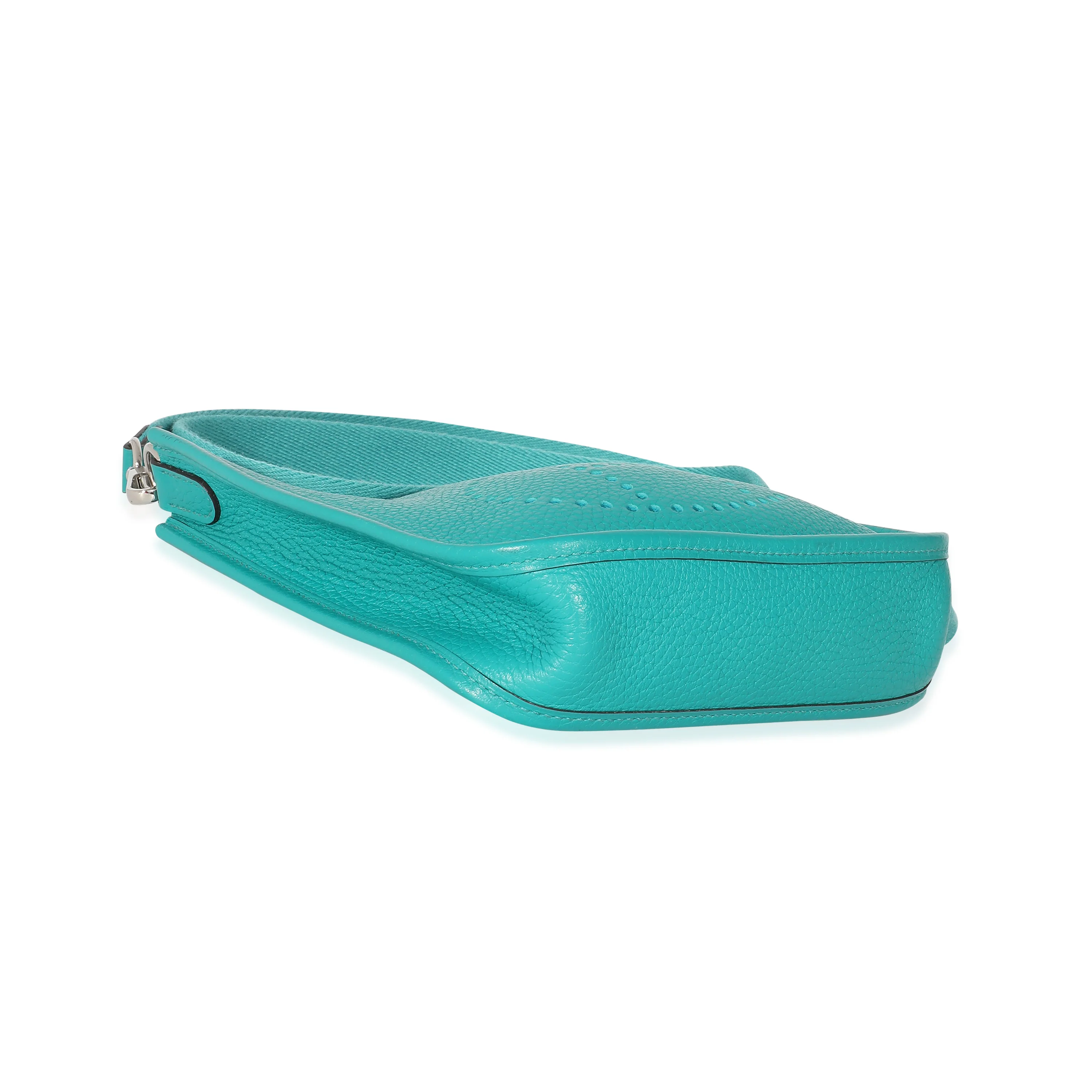Hermes Bleu Paon Clemence Evelyne TPM PHW - Image 6